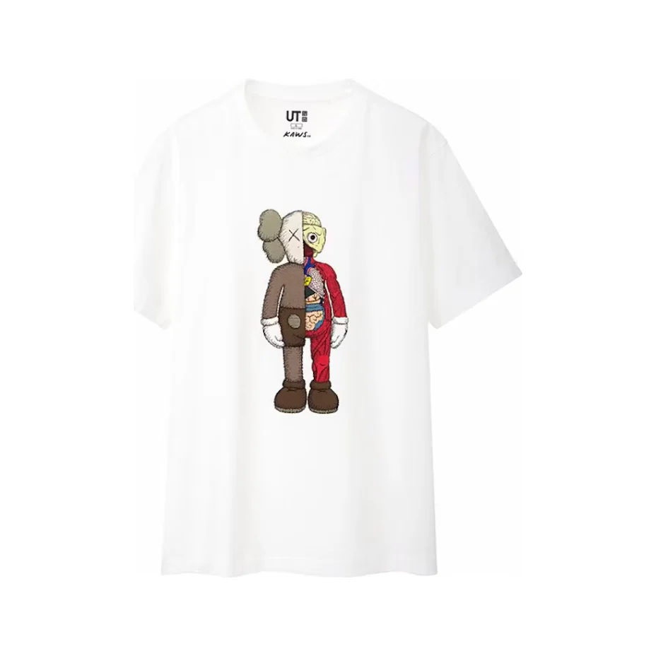 KAWS x Uniqlo Flayed Tee White
