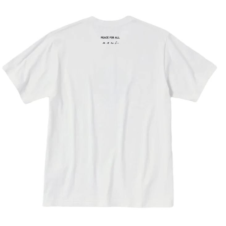 KAWS x Uniqlo Peace For All S/S Graphic T-shirt White - Image 2
