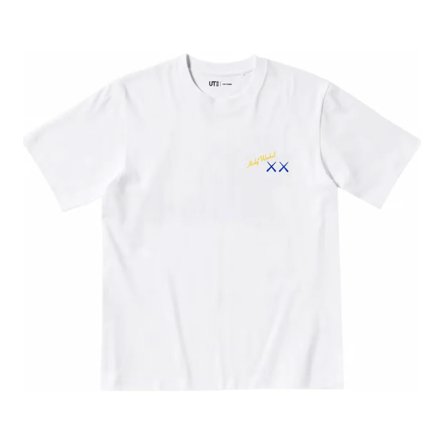 KAWS x Uniqlo Warhol UT Graphic Banana T-Shirt White - Image 2