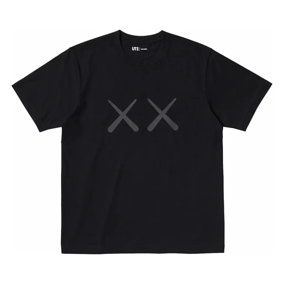 KAWS x Uniqlo Warhol UT Graphic Self Portrait T-Shirt Black - Image 2