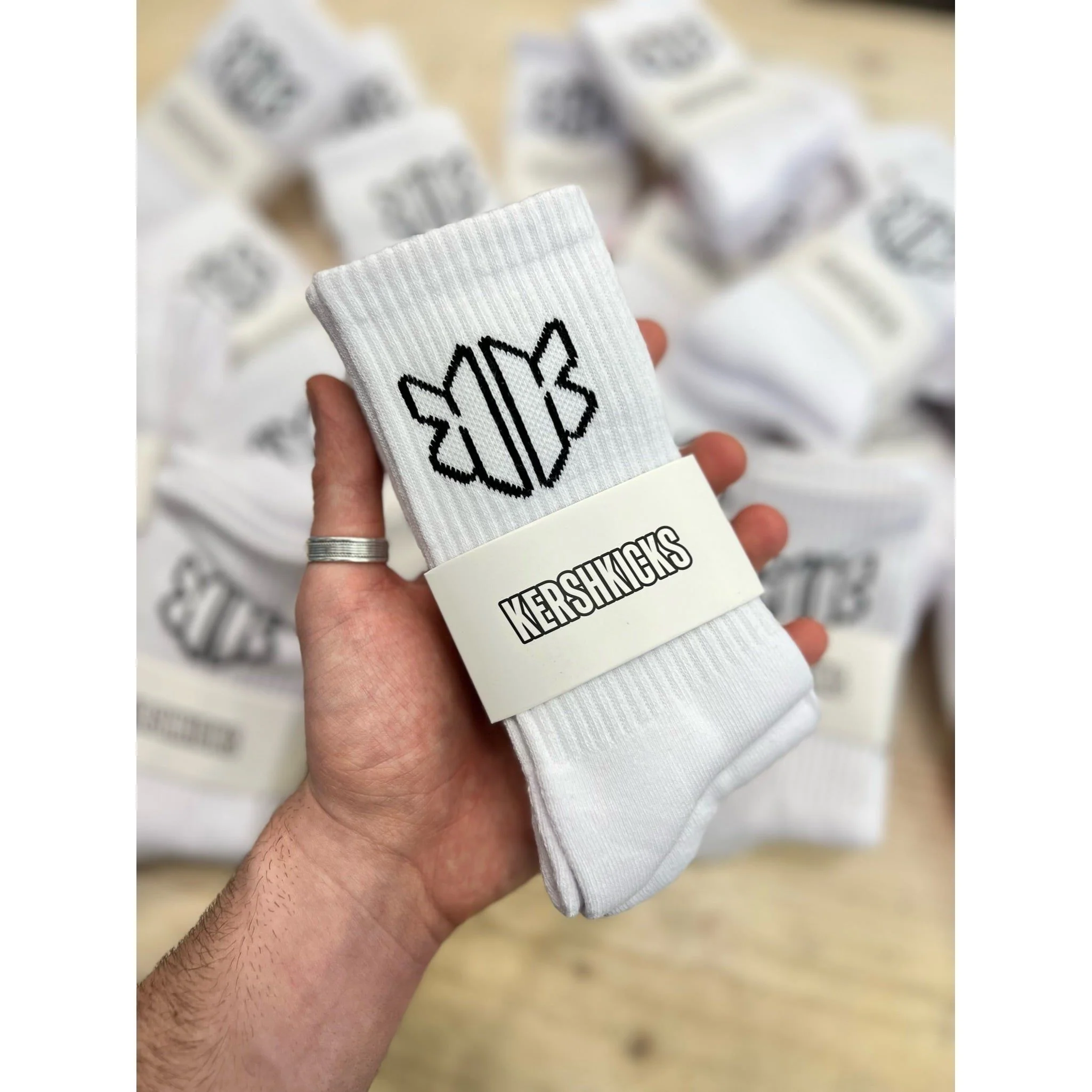 KershKicks Socks White (Pack Of 2) - Image 2
