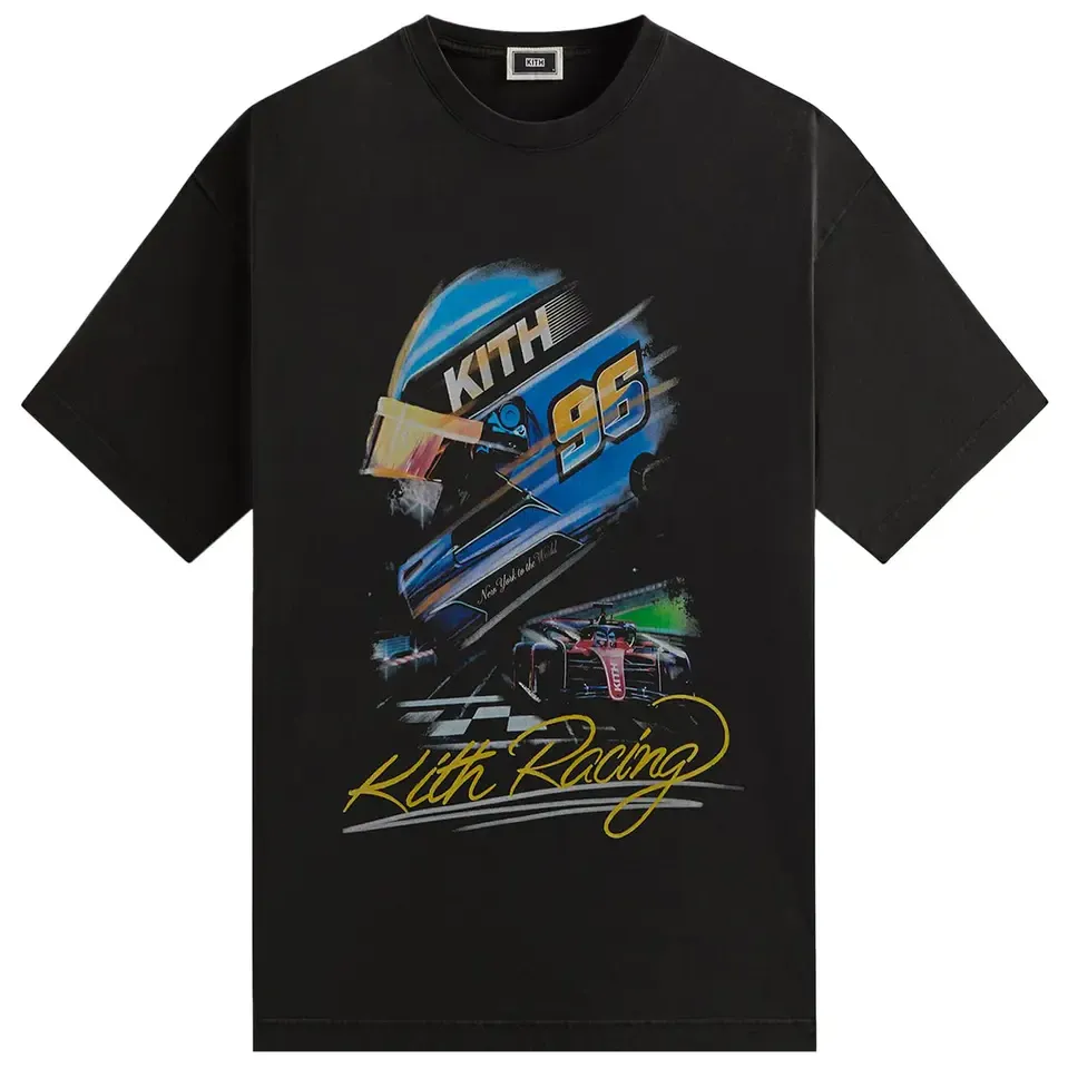 Kith F1 Vintage Tee Black