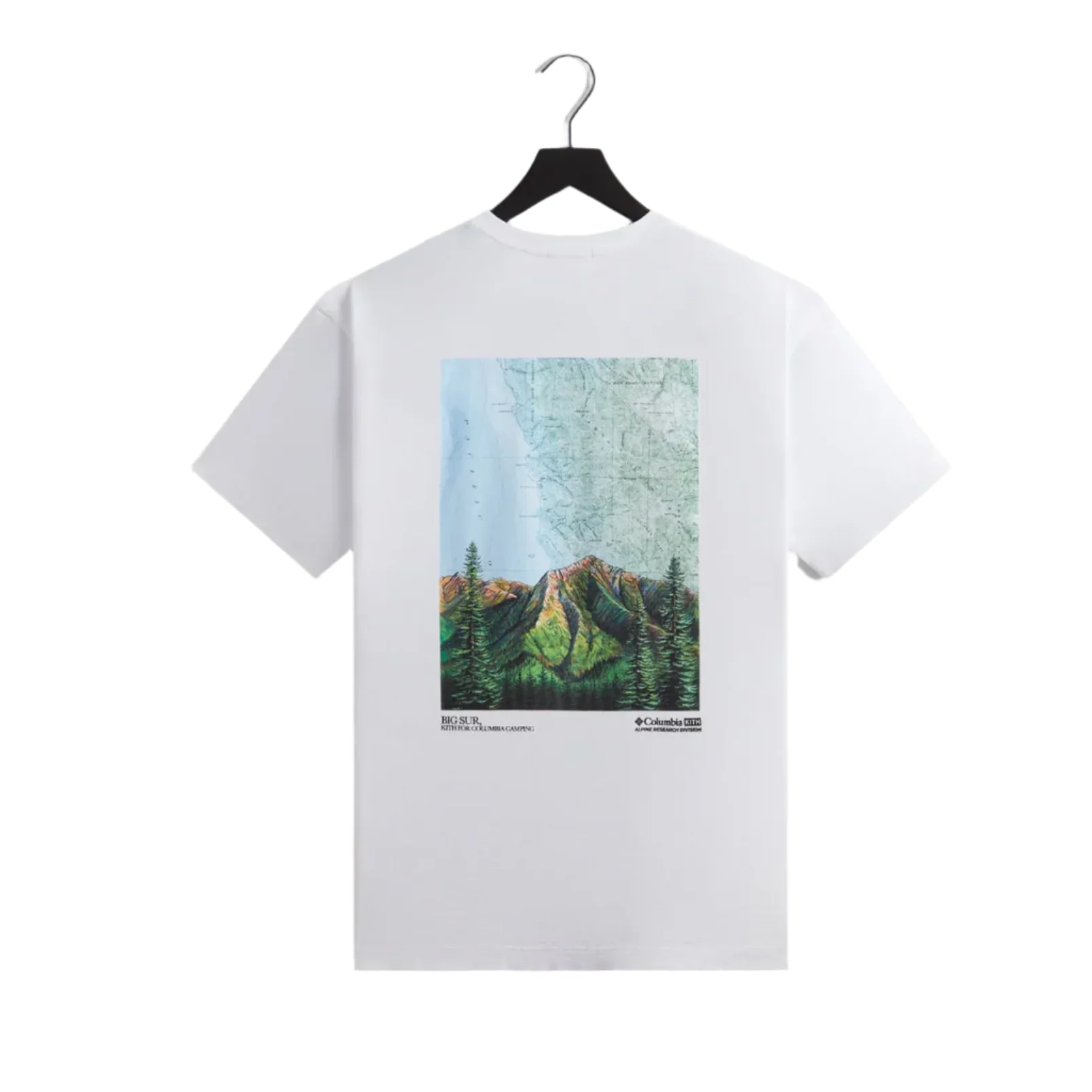 Kith x Columbia Big Sur Classic Logo Tee White - Image 2