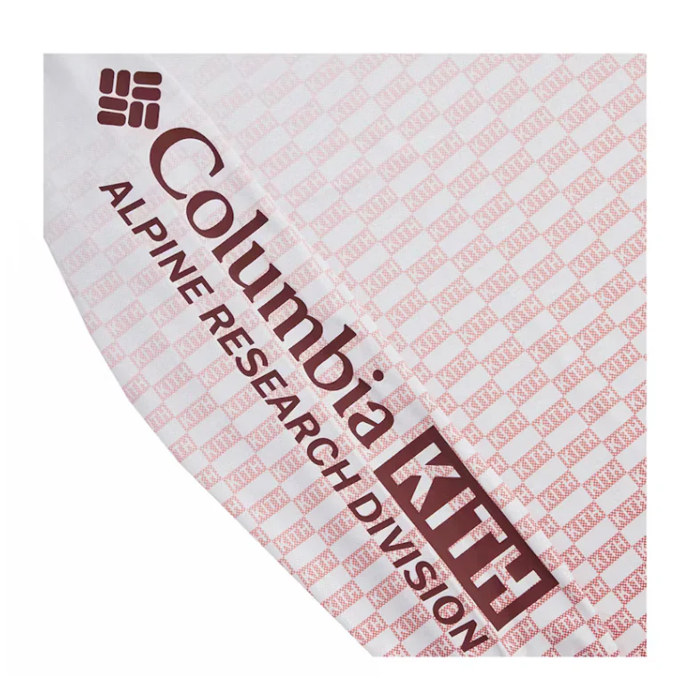 Kith x Columbia Deflector 2.0 Longsleeve Shirt Red Velvet - Image 2