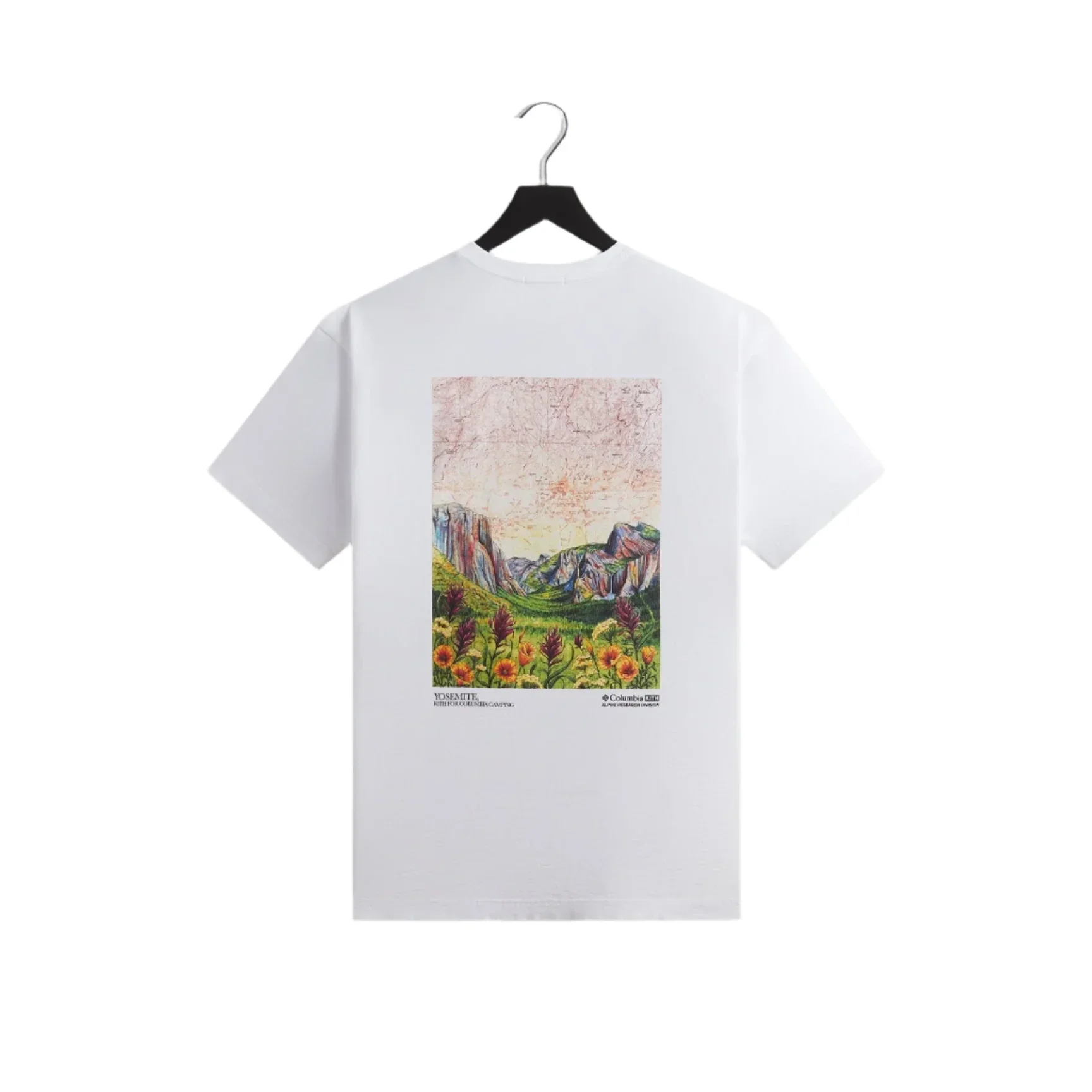 Kith x Columbia Yosemite Classic Logo Tee White - Image 2