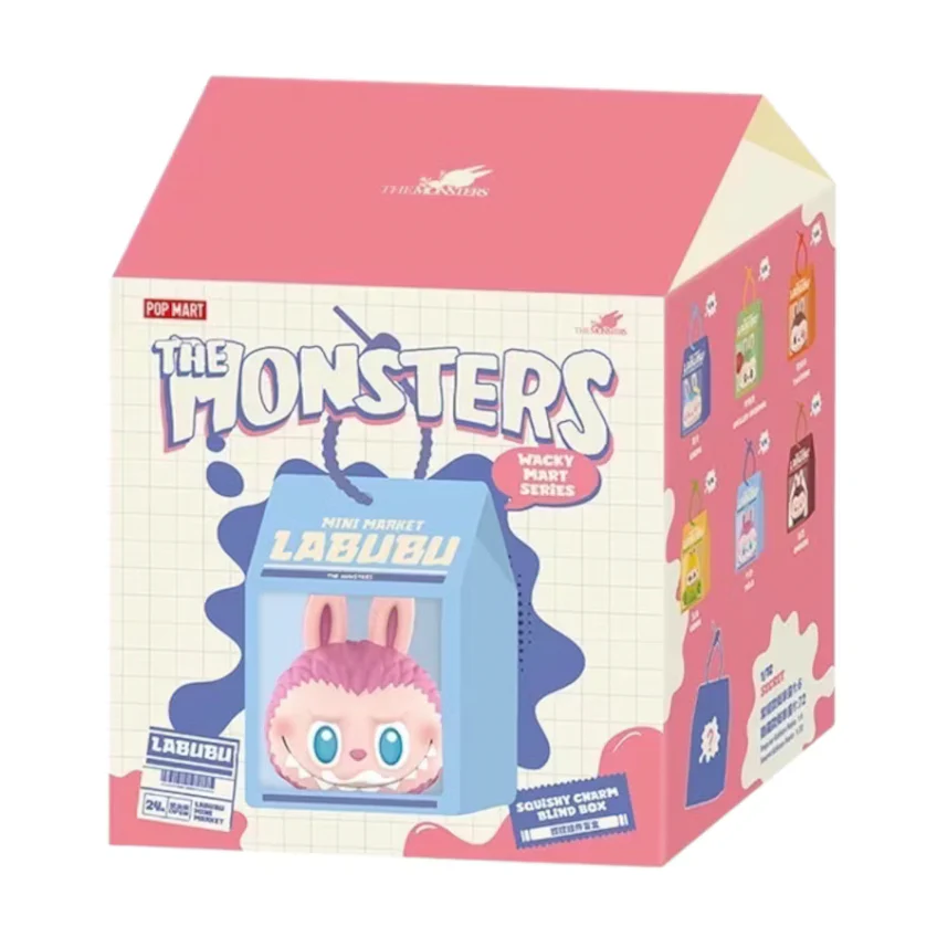 Labubu The Monsters Wacky Mart Series Squishy Charm Blind Box (Single Piece)