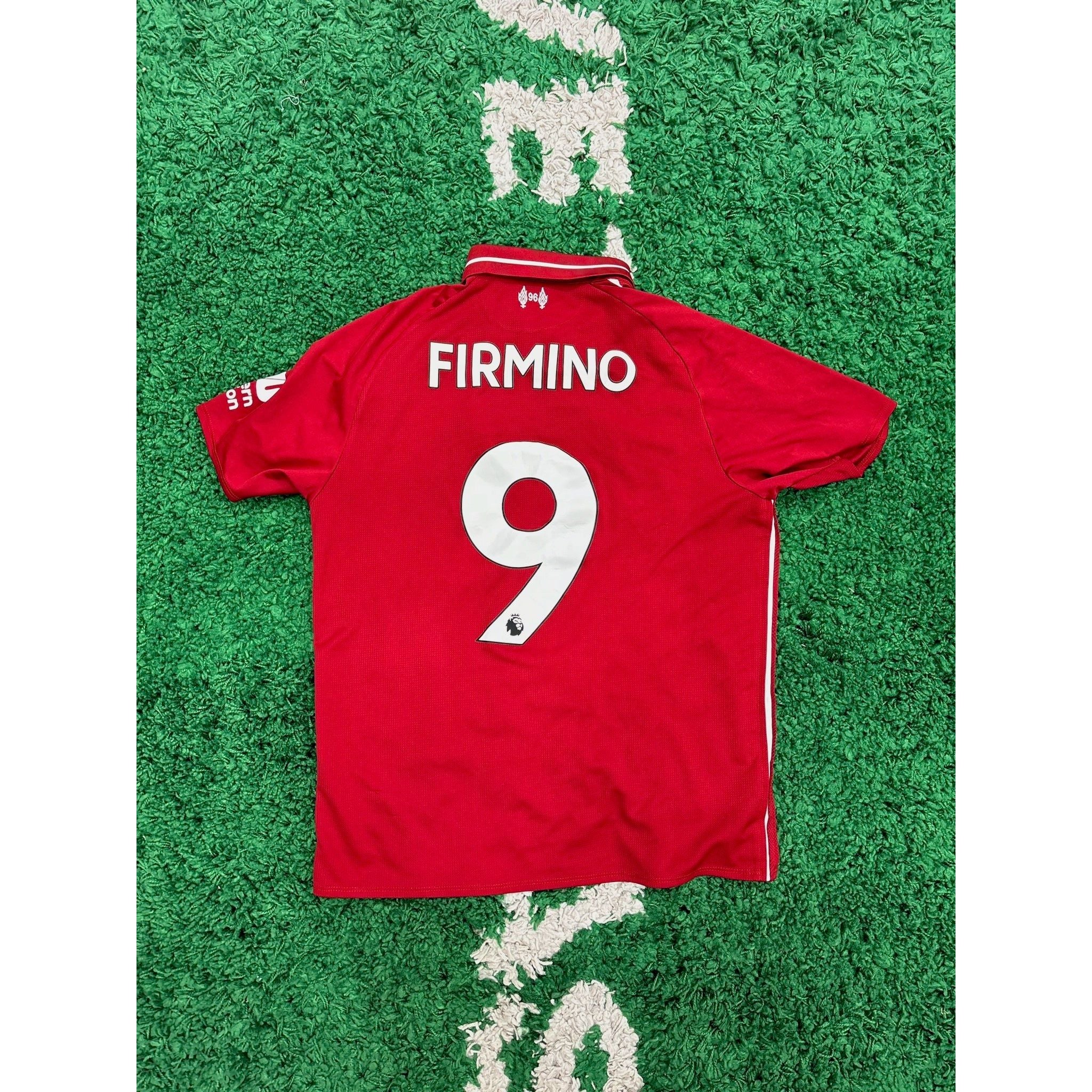 Liverpool Home Shirt 2018/19 S FIRMINO #9 8/10 - Image 2