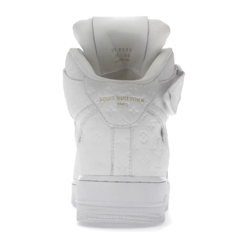 Louis Vuitton Nike Air Force 1 Mid By Virgil Abloh White - Image 4