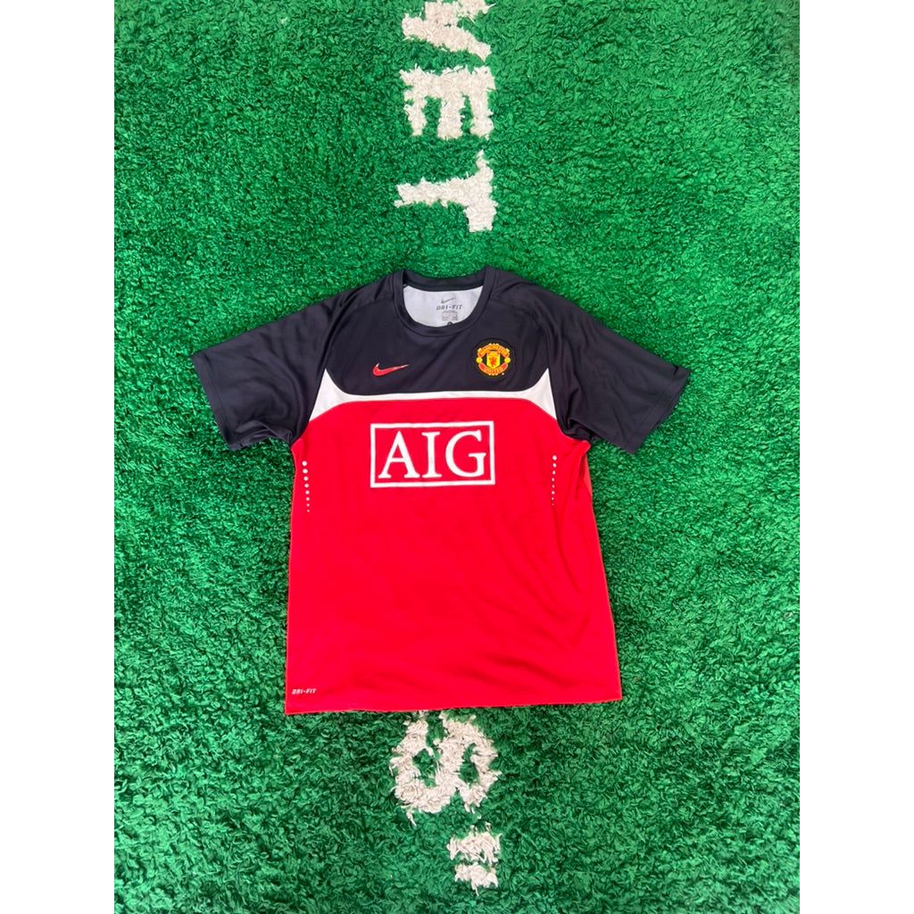 MANCHESTER UNITED 2009/10 Nike Training Shirt Top L