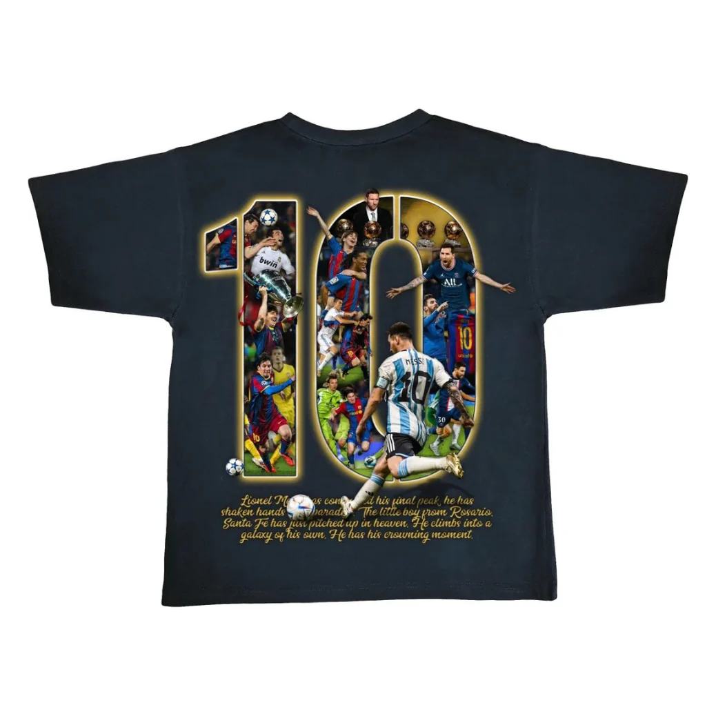 Marino Morwood Messi Tee Black - Image 2