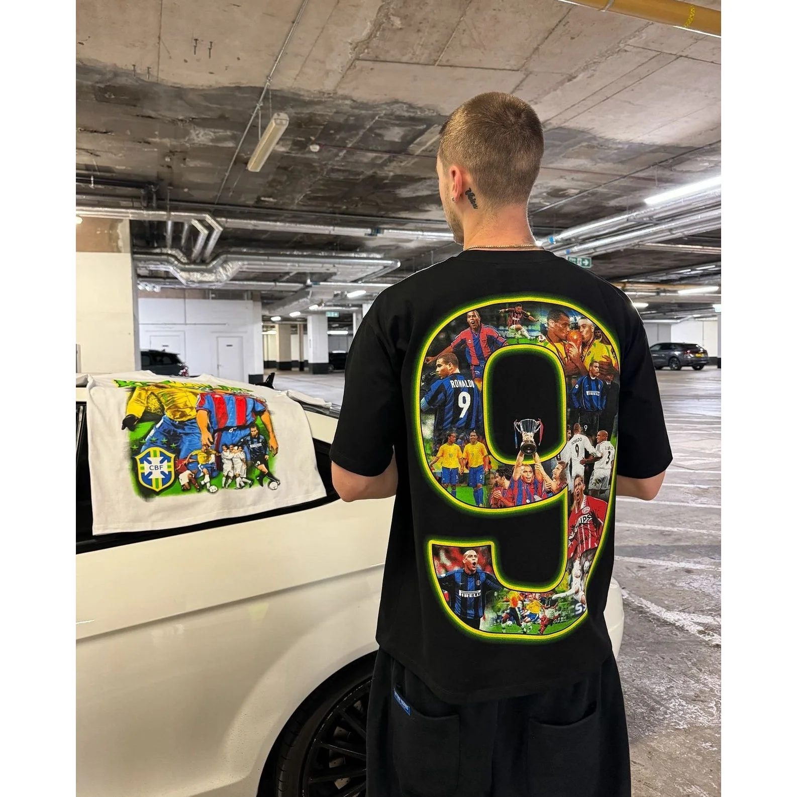 Marino Morwood Ronaldo "R9" Tee Black - Image 3