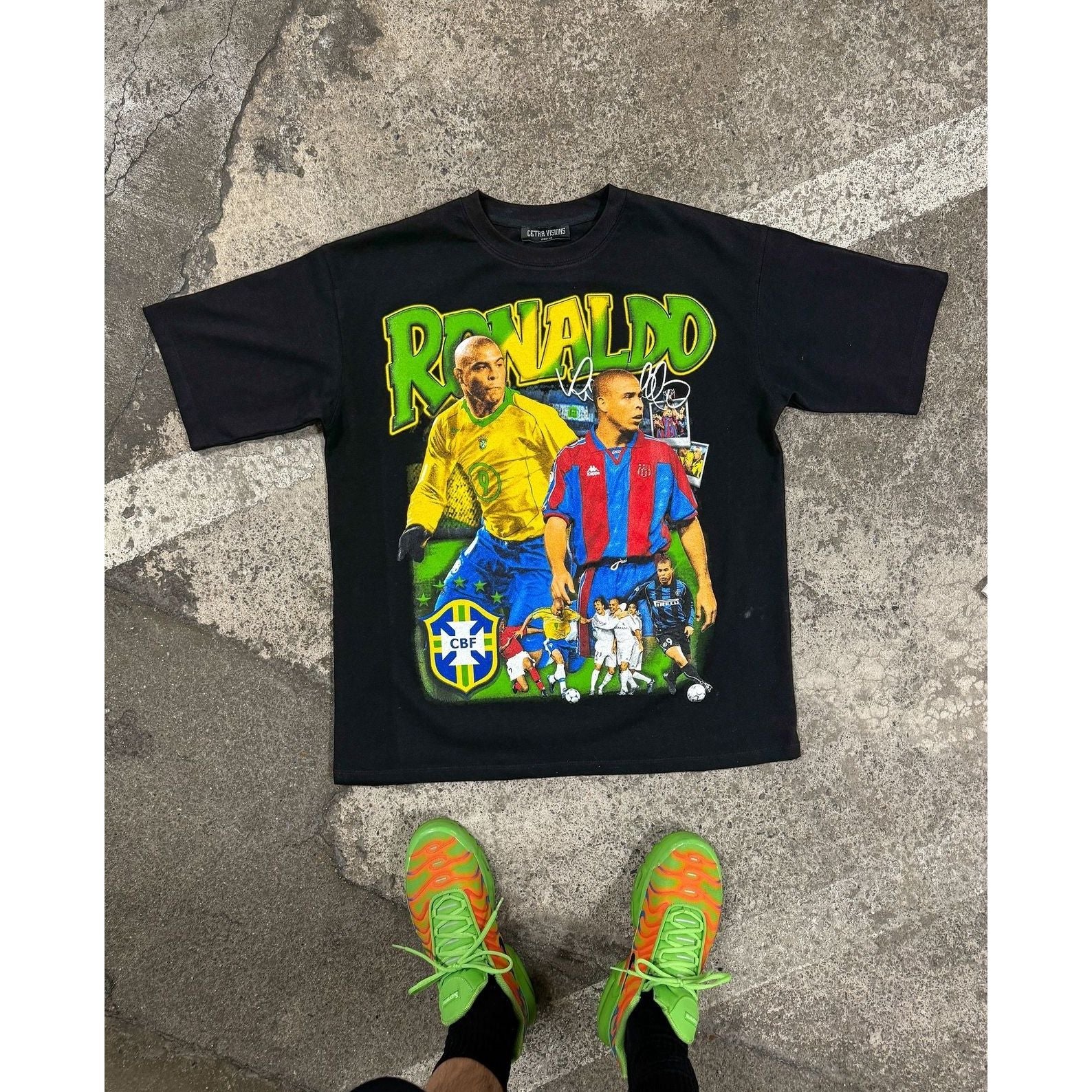 Marino Morwood Ronaldo "R9" Tee Black - Image 4