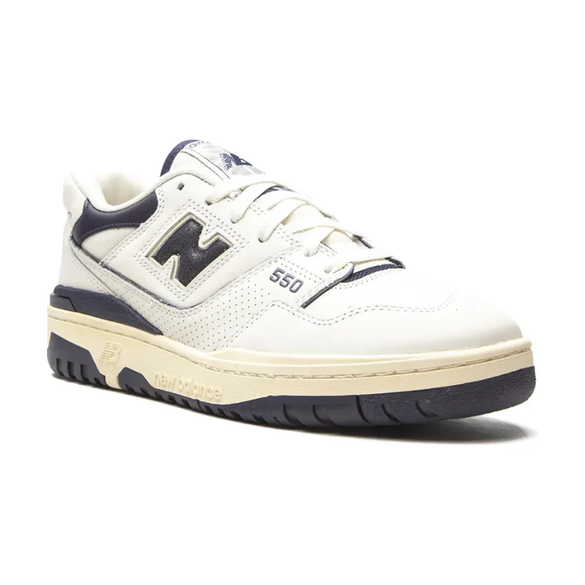 New Balance 550 Aime Leon Dore White Navy - Image 2