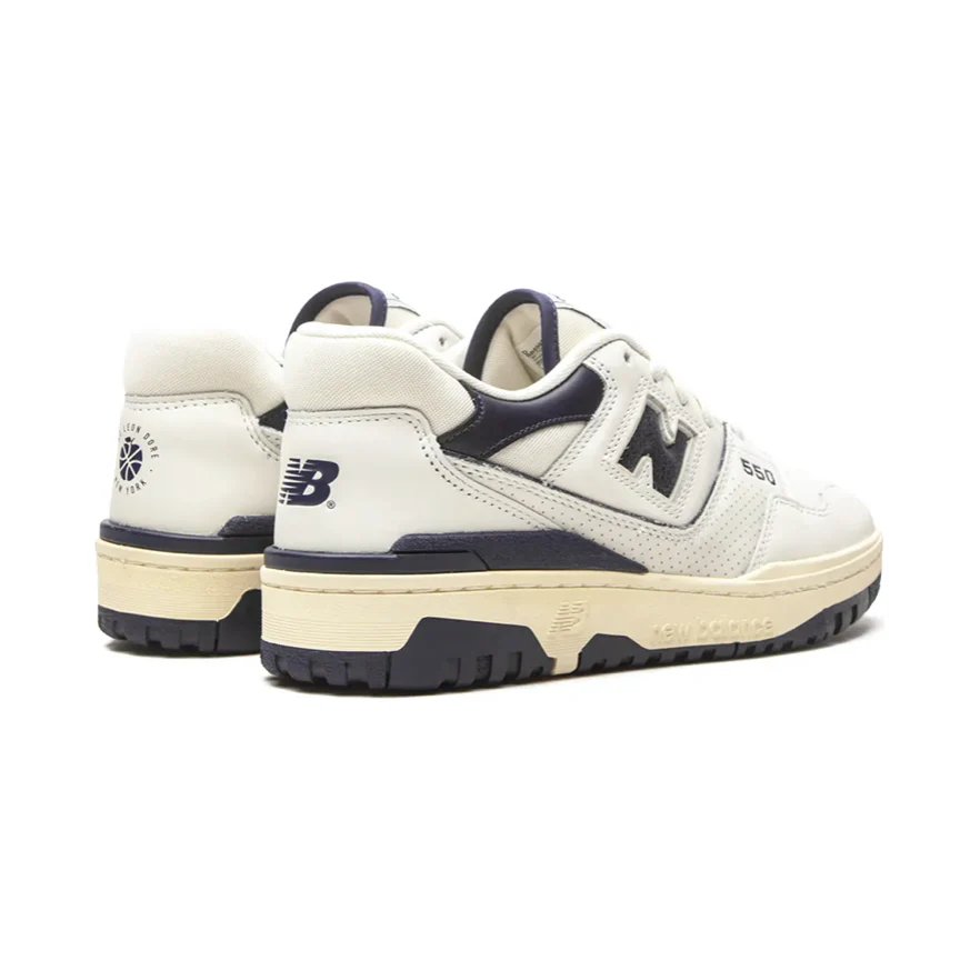 New Balance 550 Aime Leon Dore White Navy - Image 4