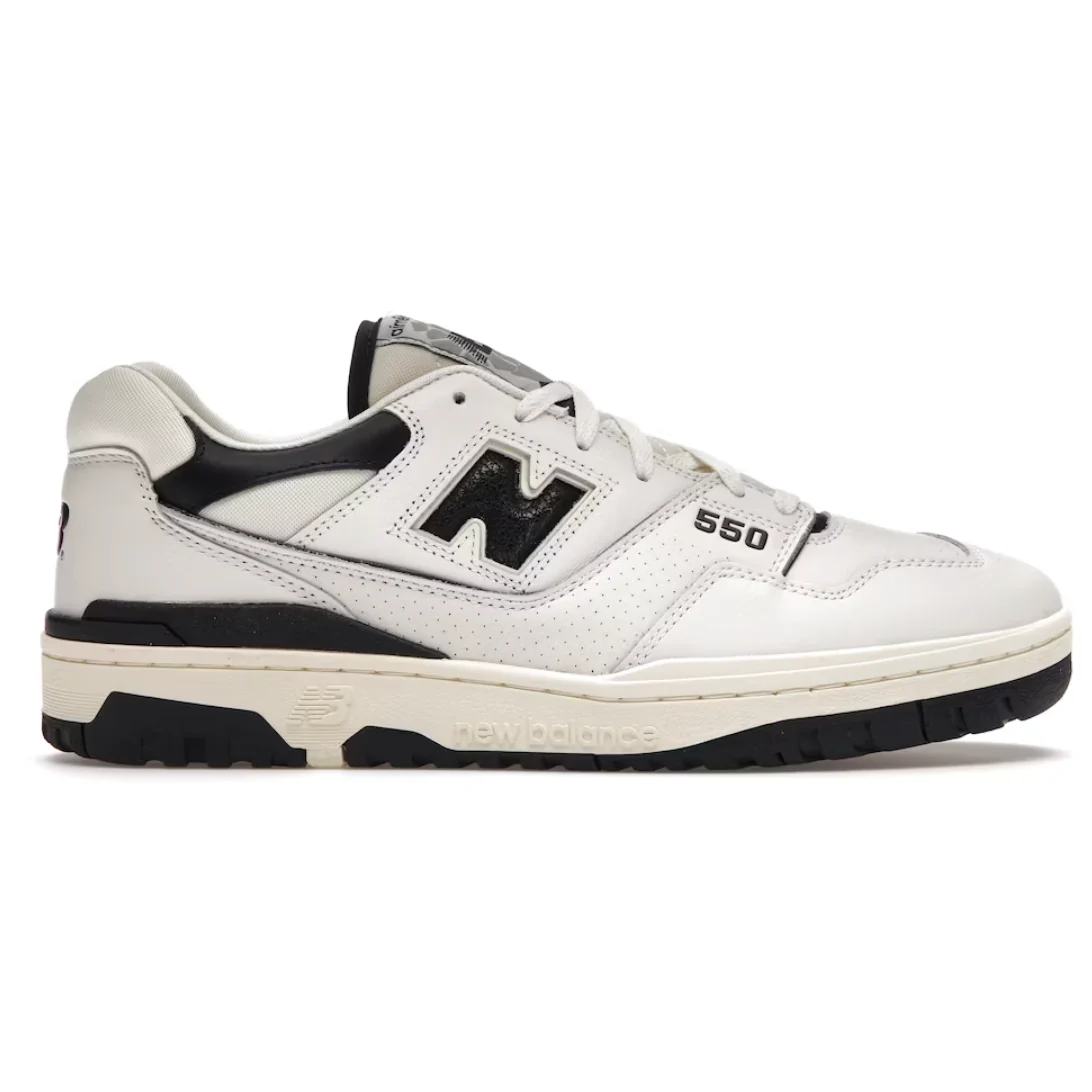New Balance 550 Aime Leon Dore White Navy - Image 5