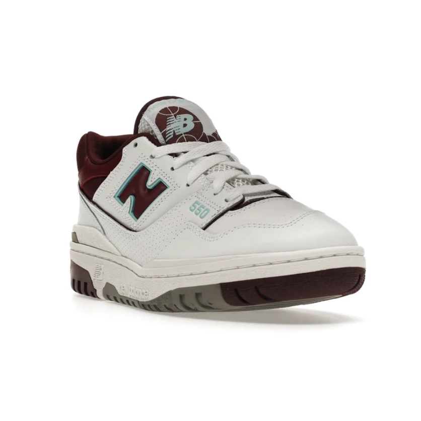 New Balance 550 Burgundy Cyan - Image 2