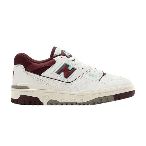 New Balance 550 Burgundy Cyan - Image 4