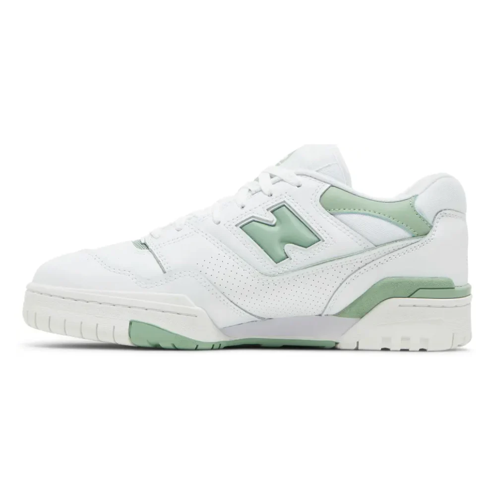 New Balance 550 White Mint Green - Image 3