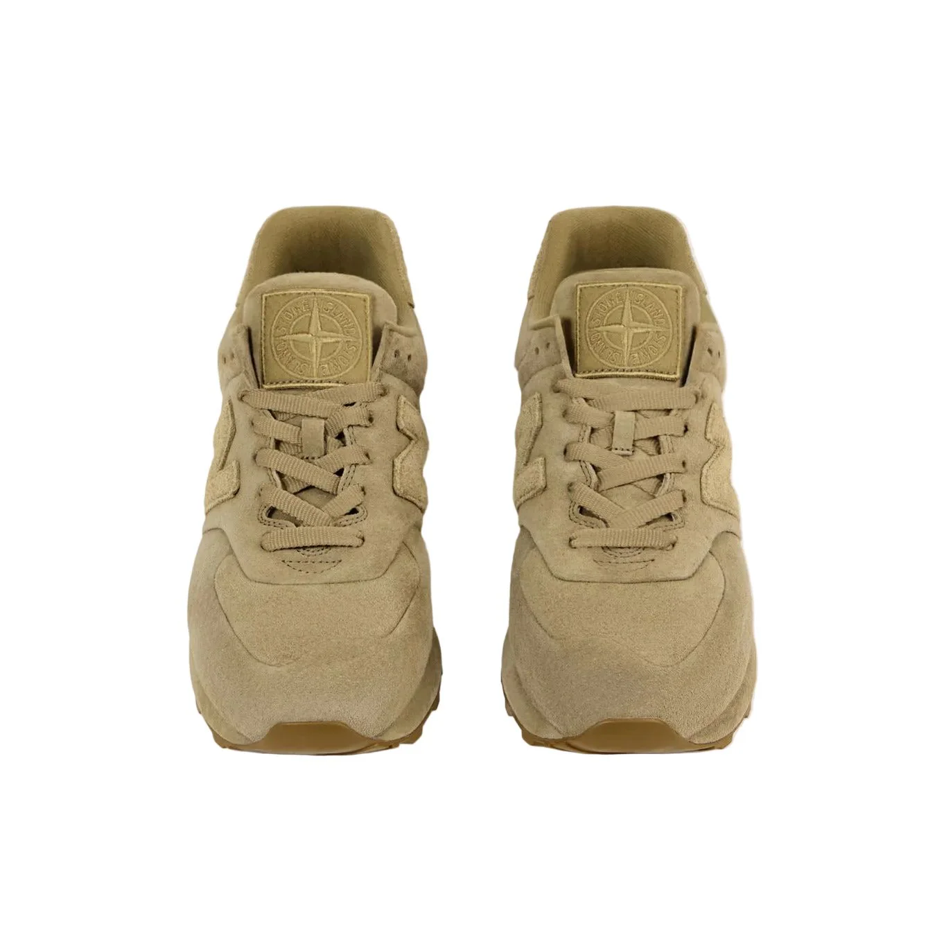 New Balance 574 Ghost Stone Island Dark Beige - Image 3