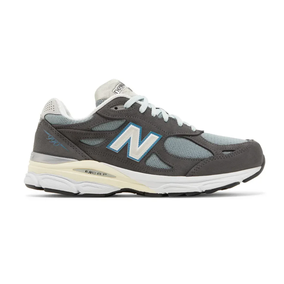 New Balance 990v3 MiUSA Kith Steel Blue