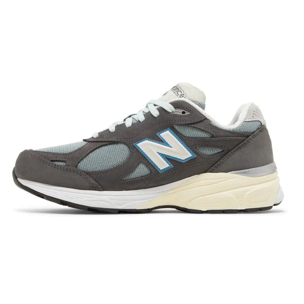 New Balance 990v3 MiUSA Kith Steel Blue - Image 3