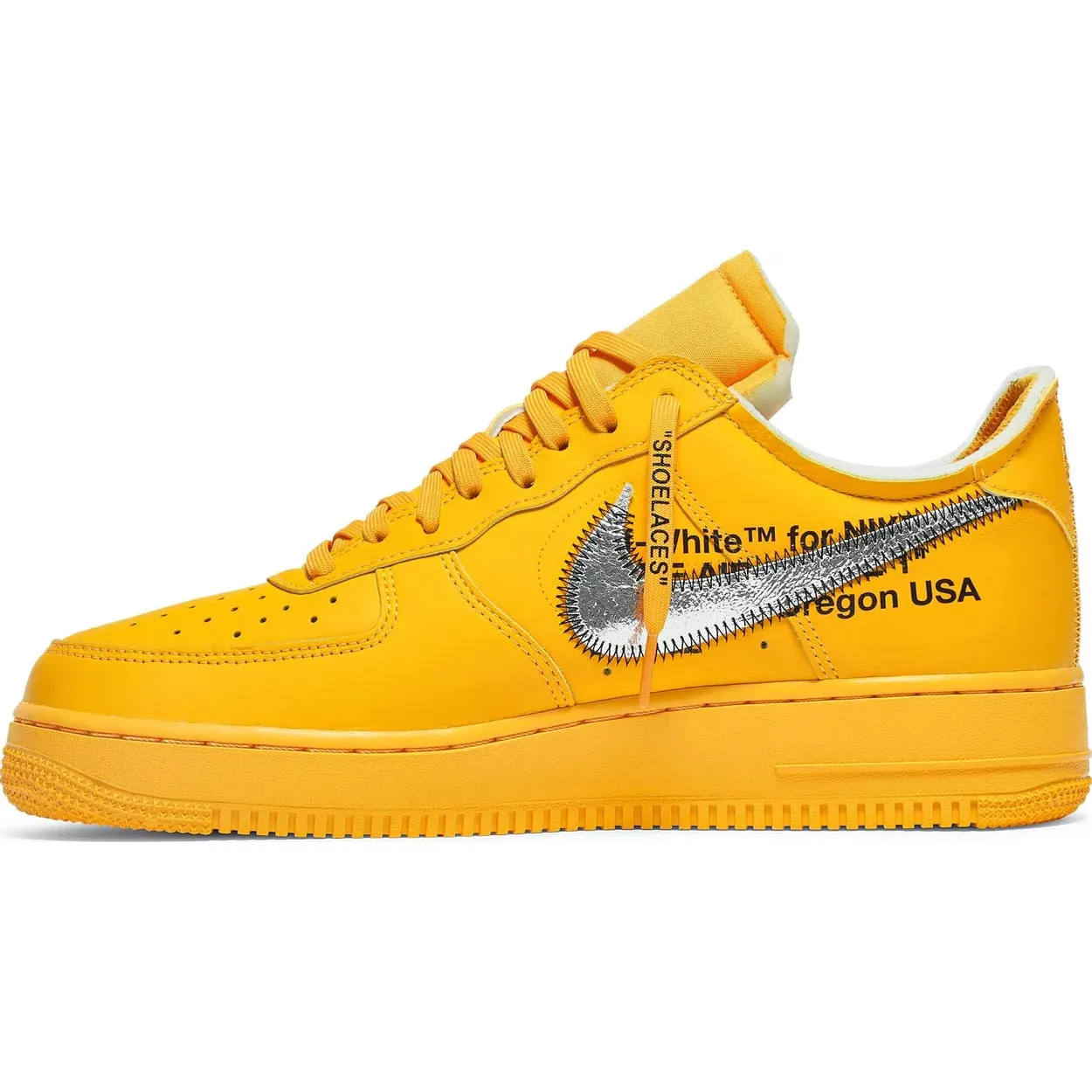 Nike Air Force 1 Low Off-White ICA University Gold - Image 2