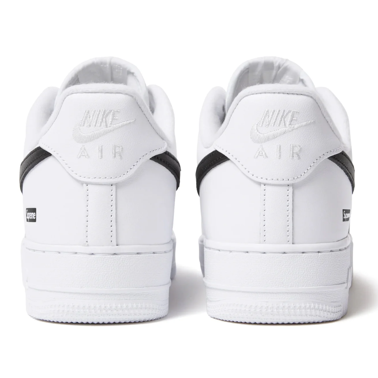Nike Air Force 1 Low Supreme White Black - Image 3