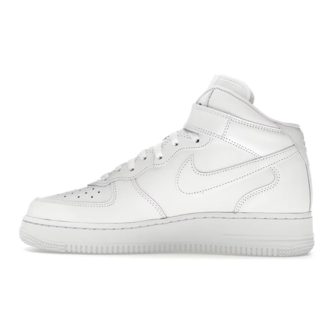 Nike Air Force 1 Mid Supreme White - Image 3