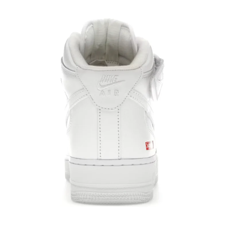 Nike Air Force 1 Mid Supreme White - Image 4