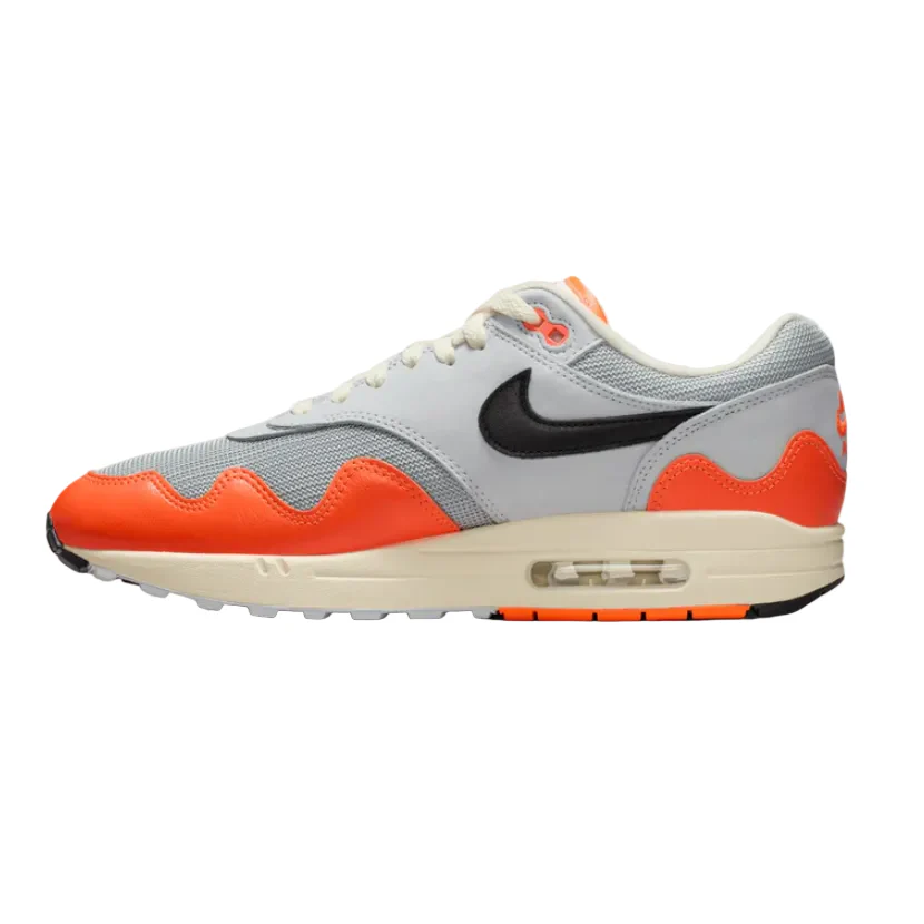 Nike Air Max 1 Patta Waves Hyper Crimson Pure Platinum - Image 2