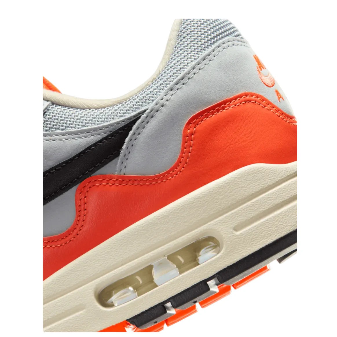 Nike Air Max 1 Patta Waves Hyper Crimson Pure Platinum - Image 4