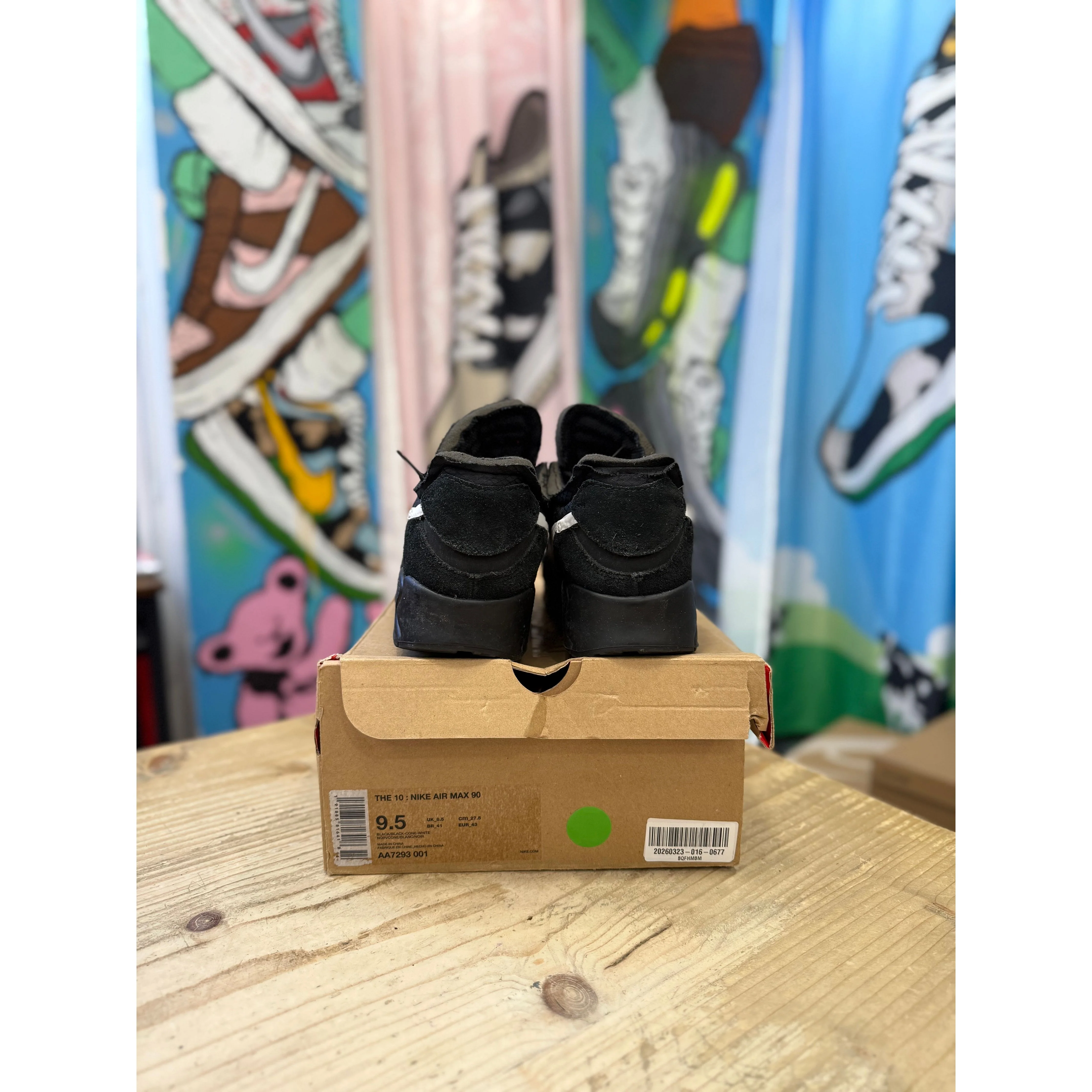 Nike Air Max 90 Off-White Black UK 8.5 - Image 4