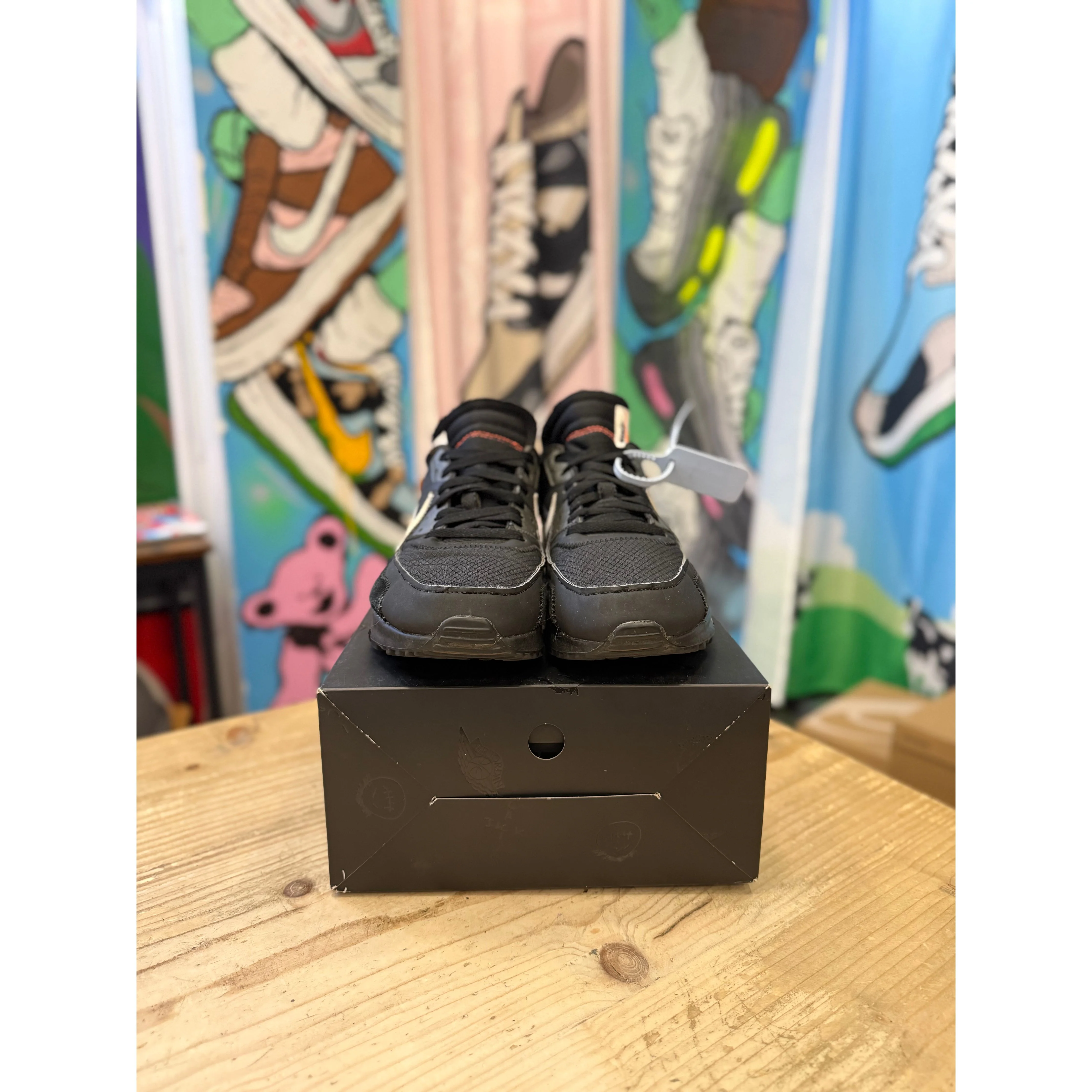 Nike Air Max 90 Off-White Black UK 9.5 - Image 2