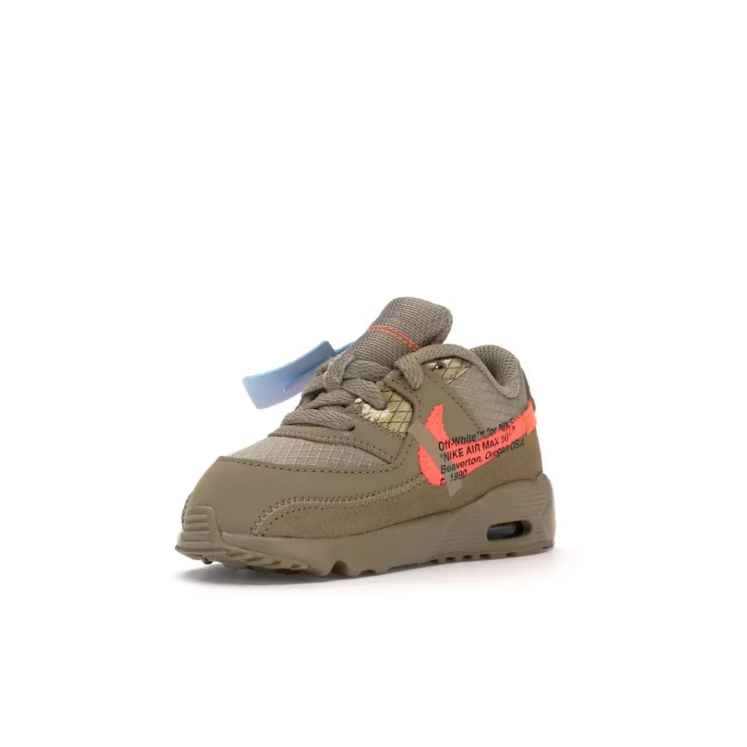 Nike Air Max 90 Off-White Desert-Ore (TD) - Image 4
