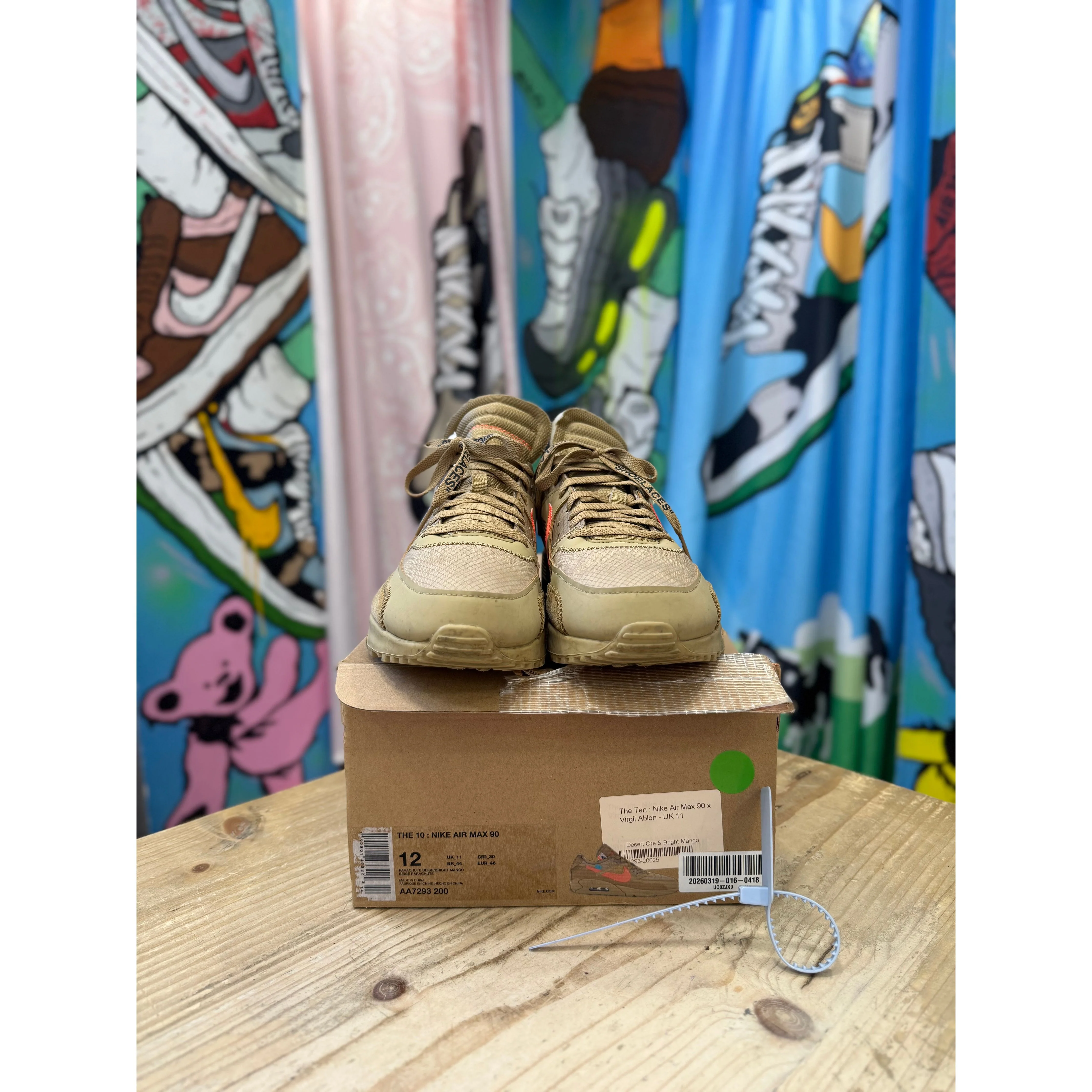 Nike Air Max 90 Off White Desert Ore UK 11 - Image 2