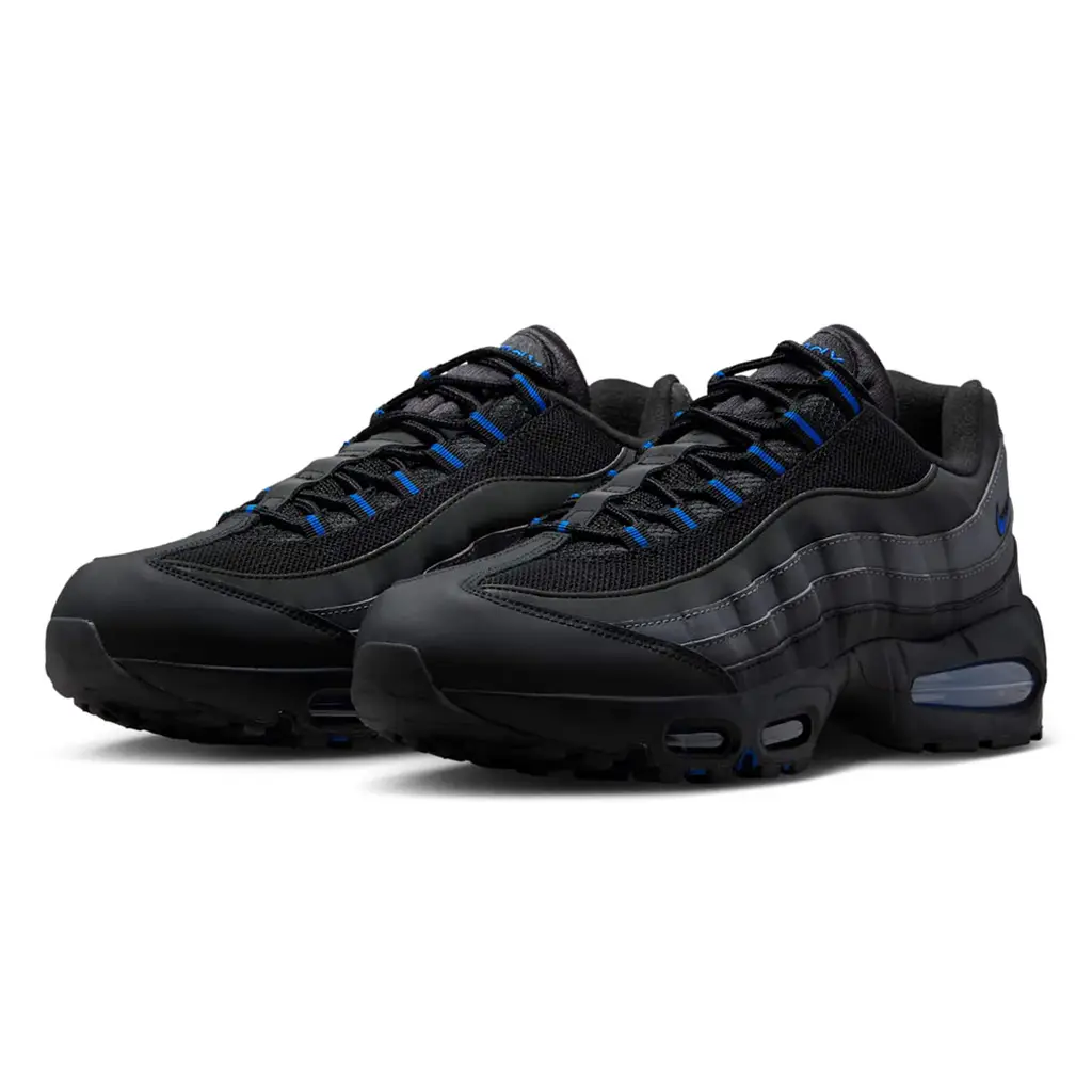Nike Air Max 95 Big Bubble Black Game Royal - Image 4