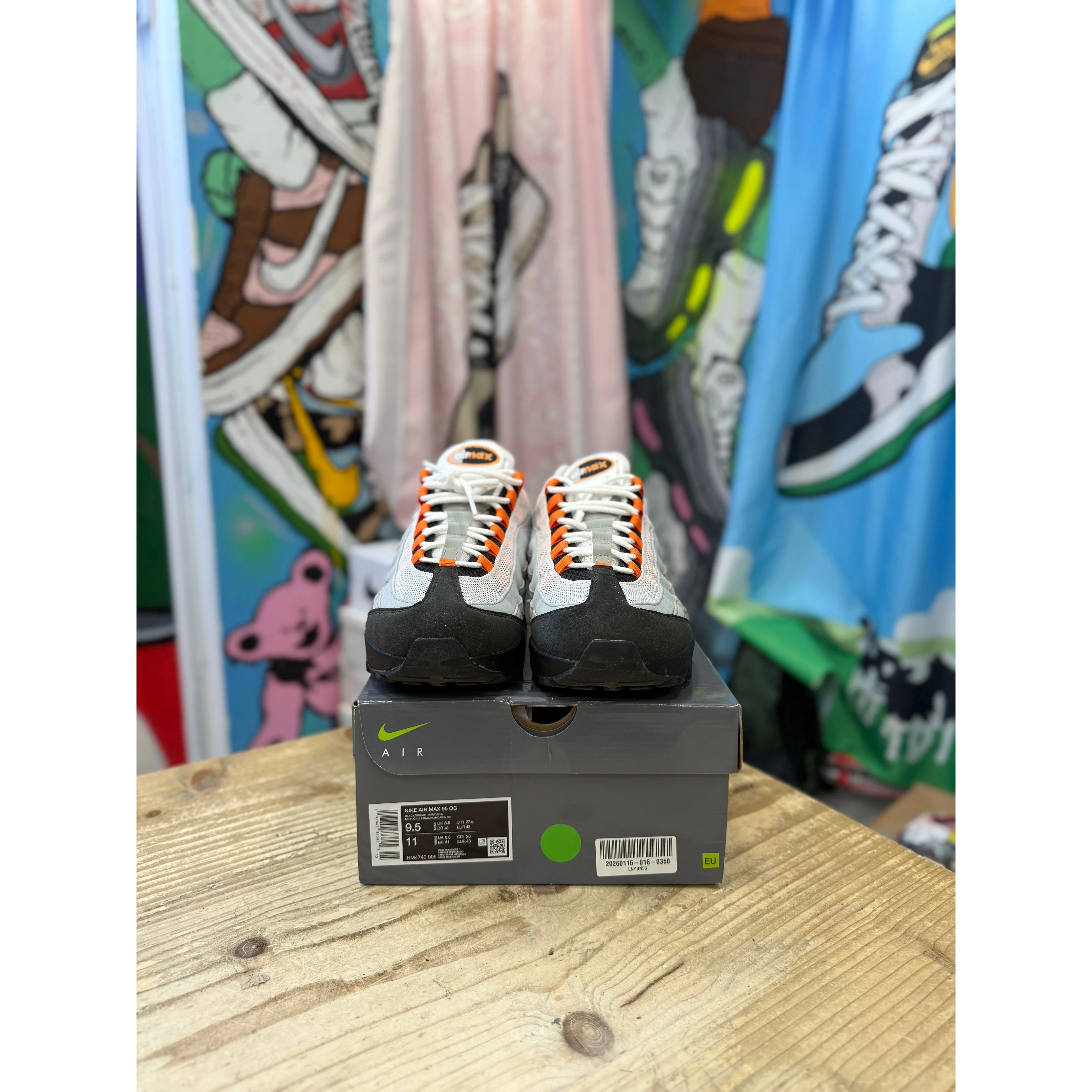Nike Air Max 95 Big Bubble Mandarin UK 8.5 - Image 2