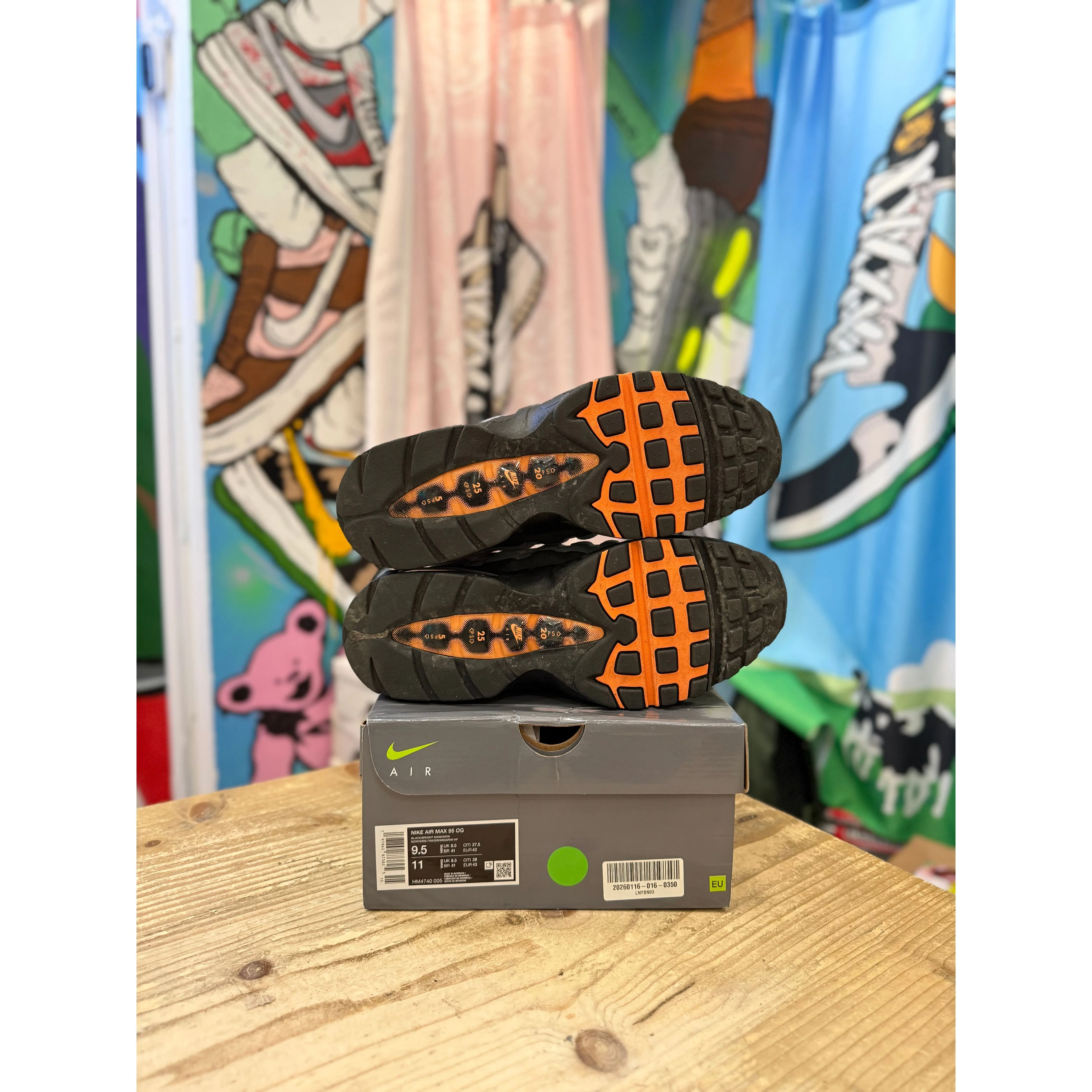 Nike Air Max 95 Big Bubble Mandarin UK 8.5 - Image 3