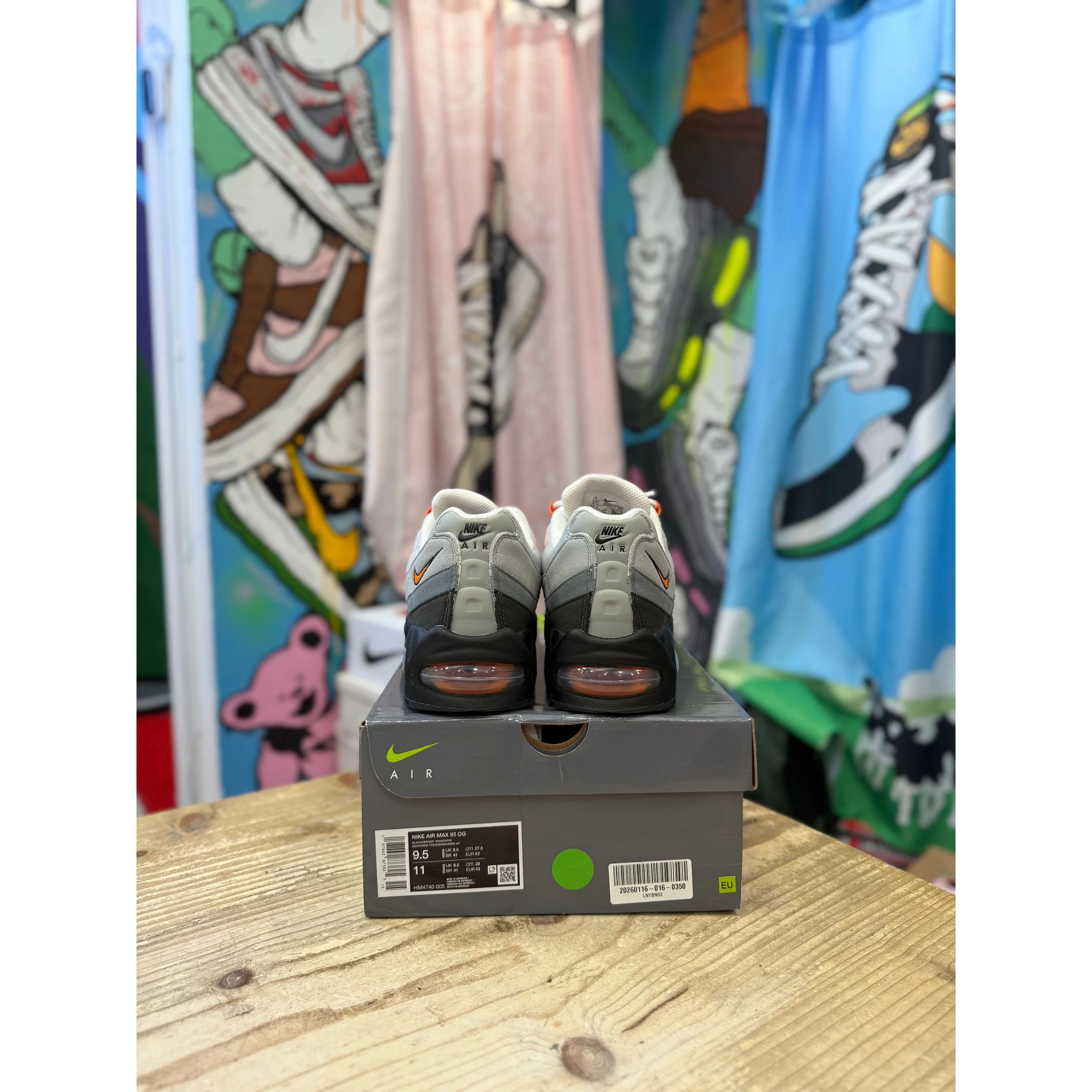 Nike Air Max 95 Big Bubble Mandarin UK 8.5 - Image 4
