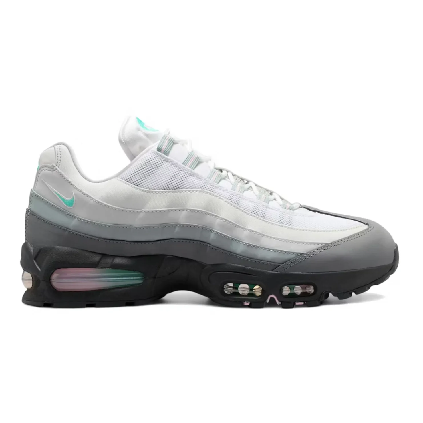 NIKE AIR MAX 95 BIG BUBBLE WHITE HYPER TURQUOISE PINK FOAM