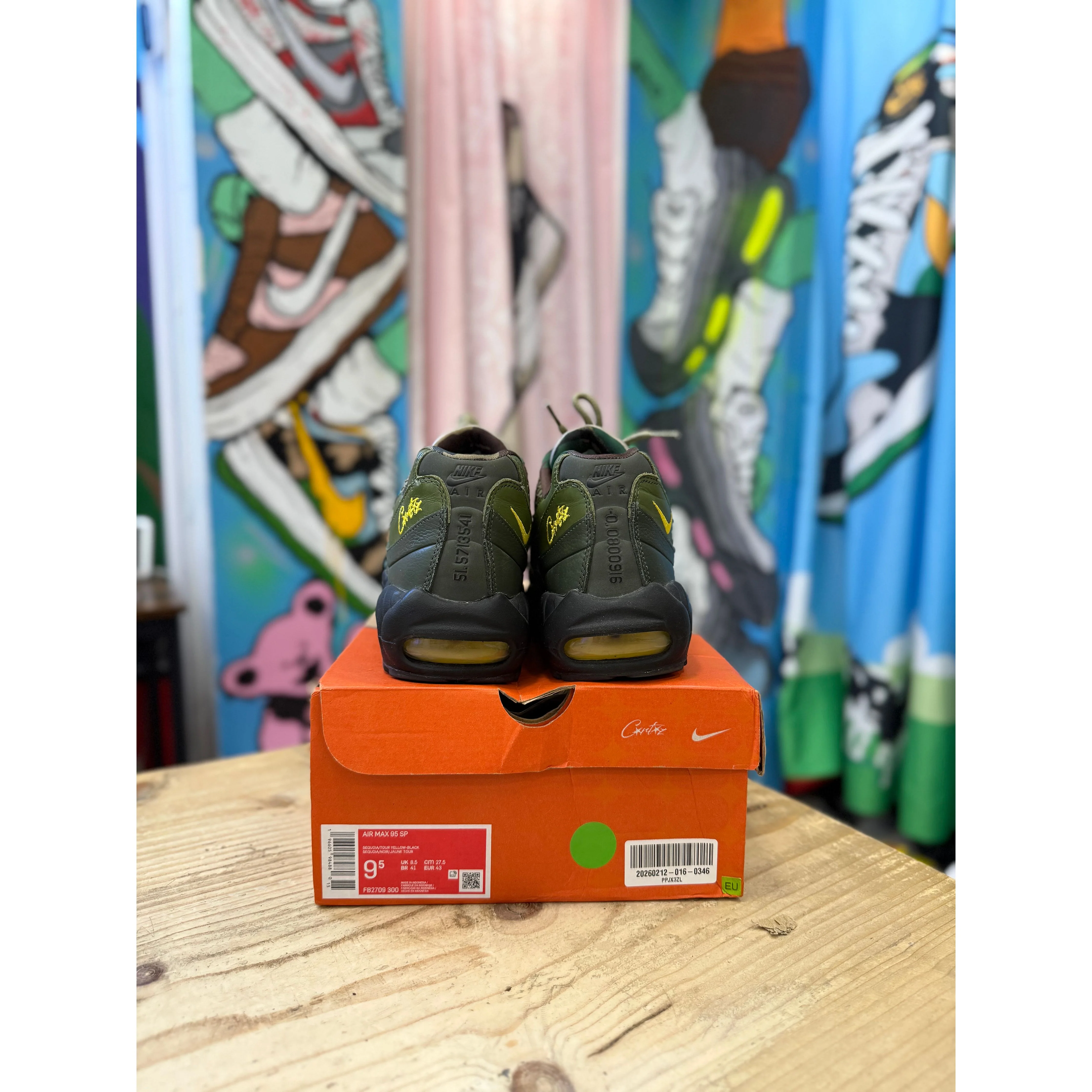 Nike Air Max 95 Corteiz Gutta Green UK 8.5. - Image 4