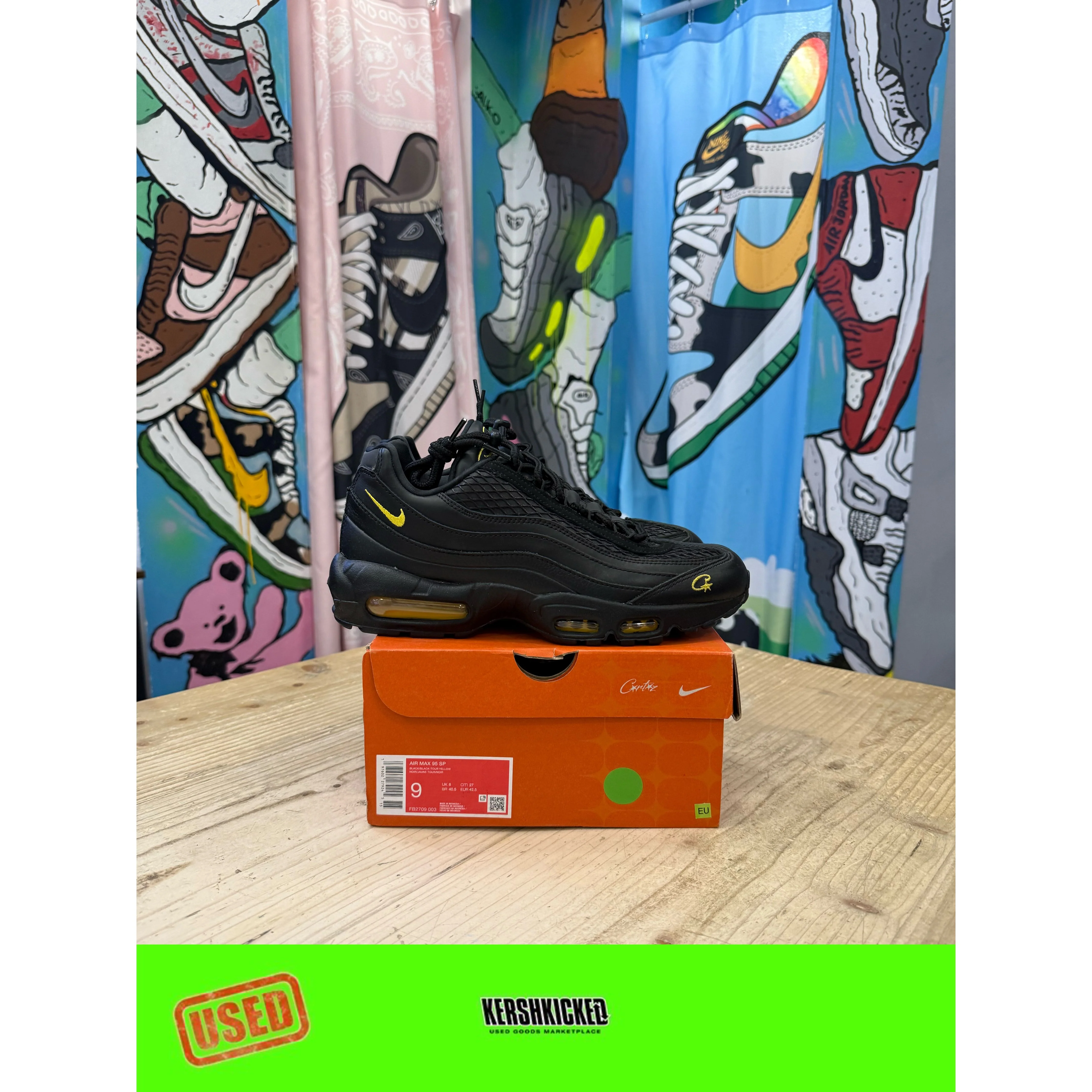 Nike Air Max 95 Corteiz Honey Black UK 8