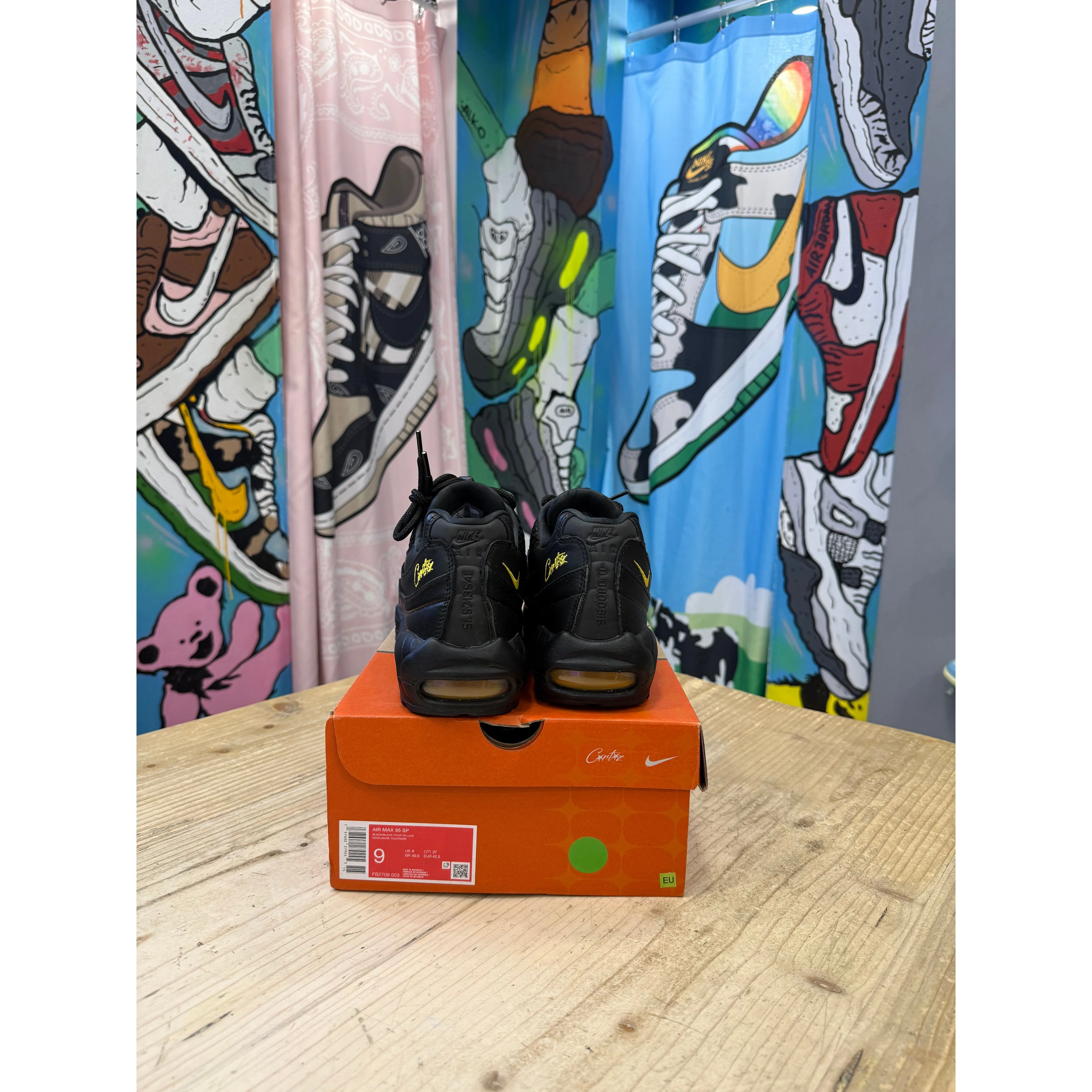 Nike Air Max 95 Corteiz Honey Black UK 8 - Image 4