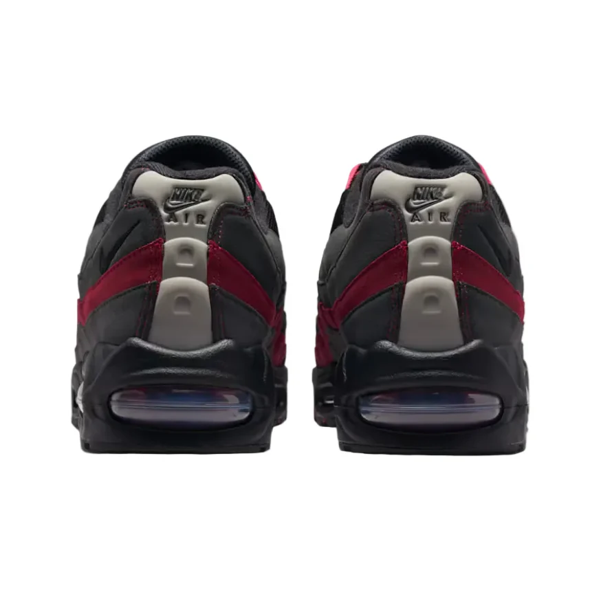 Nike Air Max 95 OG Big Bubble Black Crimson Grey - Image 5