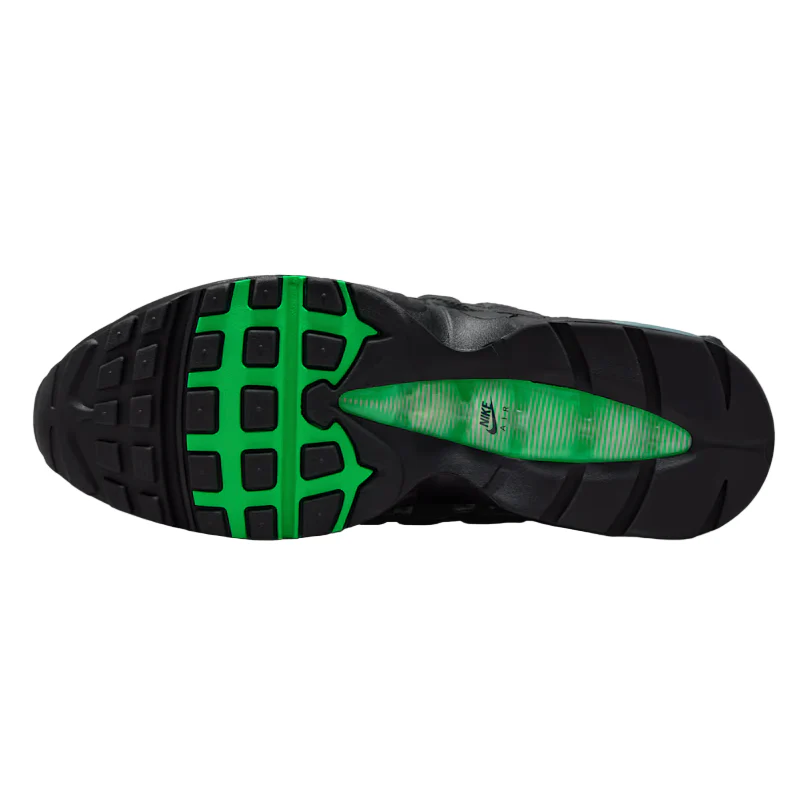 Nike Air Max 95 OG Big Bubble Black Green Shock - Image 3
