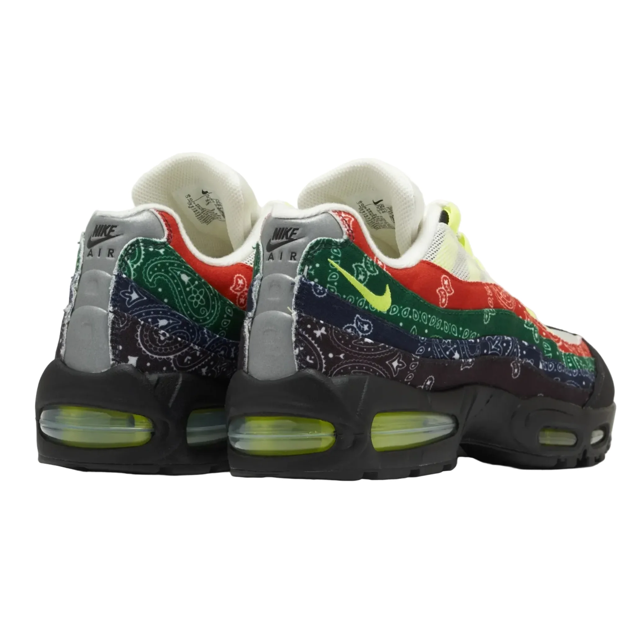 Nike Air Max 95 OG Big Bubble Neon Paisley Bandana - Image 3