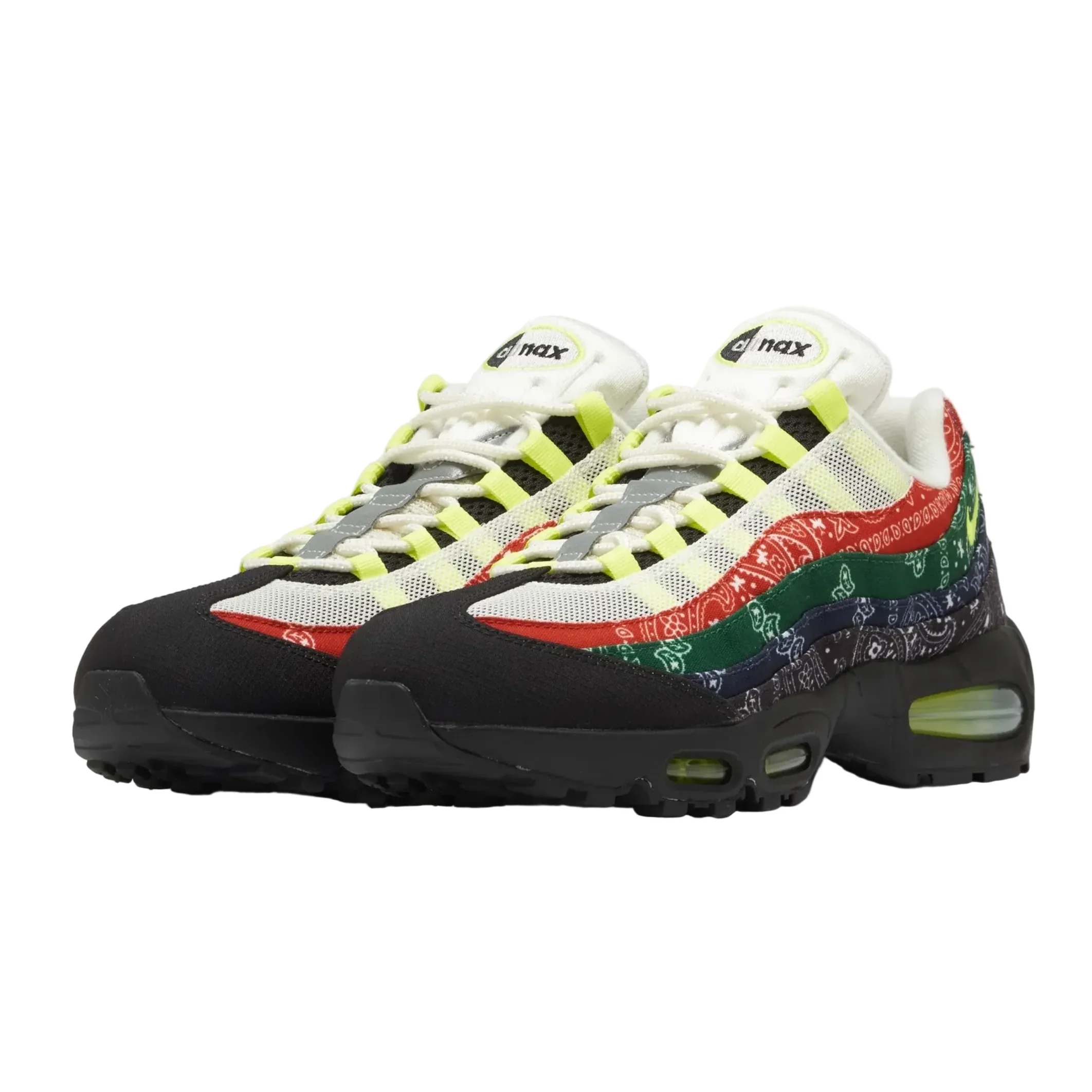 Nike Air Max 95 OG Big Bubble Neon Paisley Bandana - Image 4