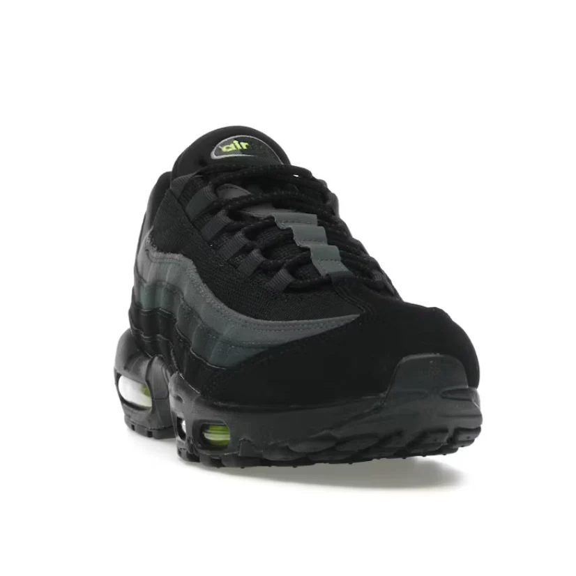 Nike Air Max 95 Retro Logo Black Grey Volt - Image 3