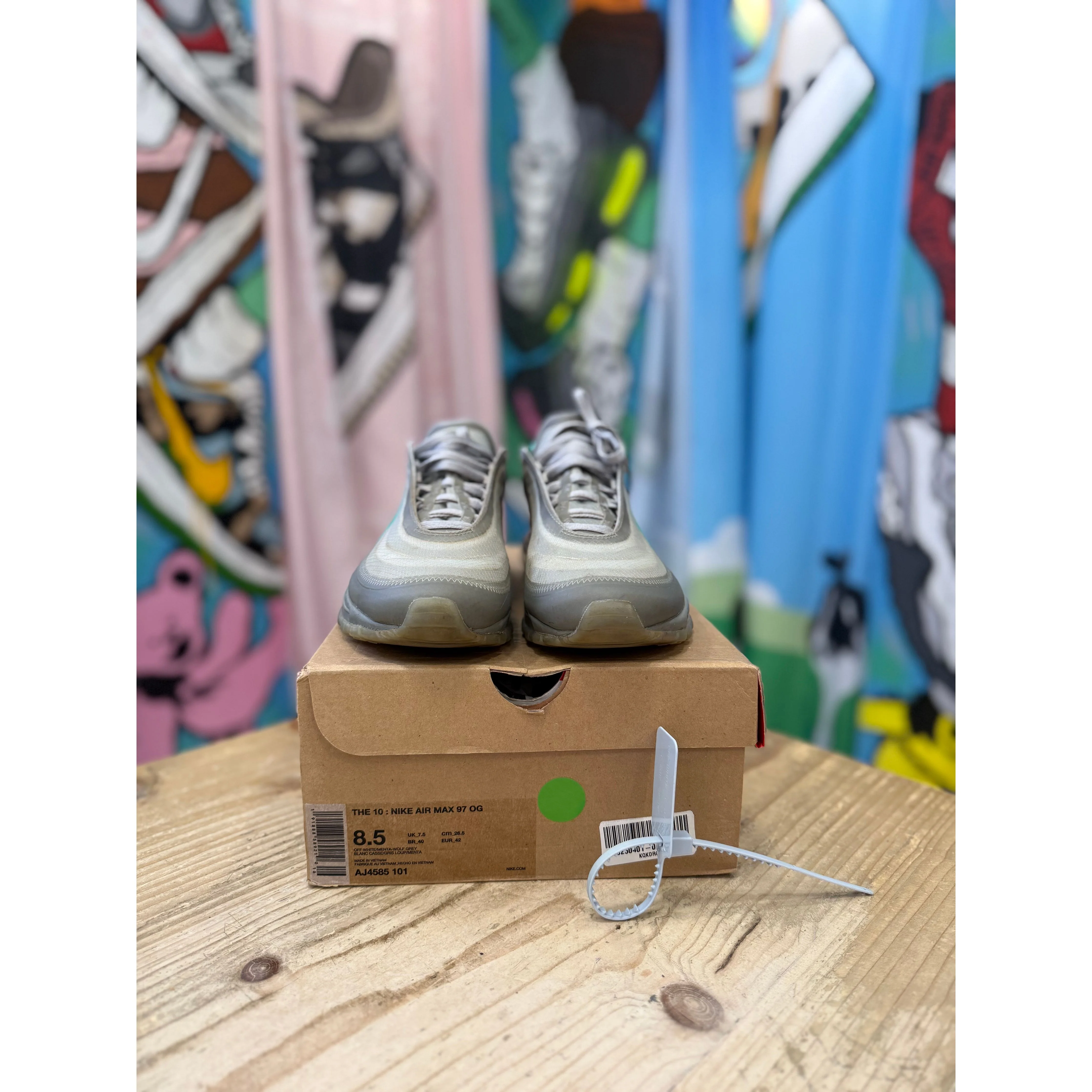 Nike Air Max 97 Off White Menta UK 7.5. - Image 2