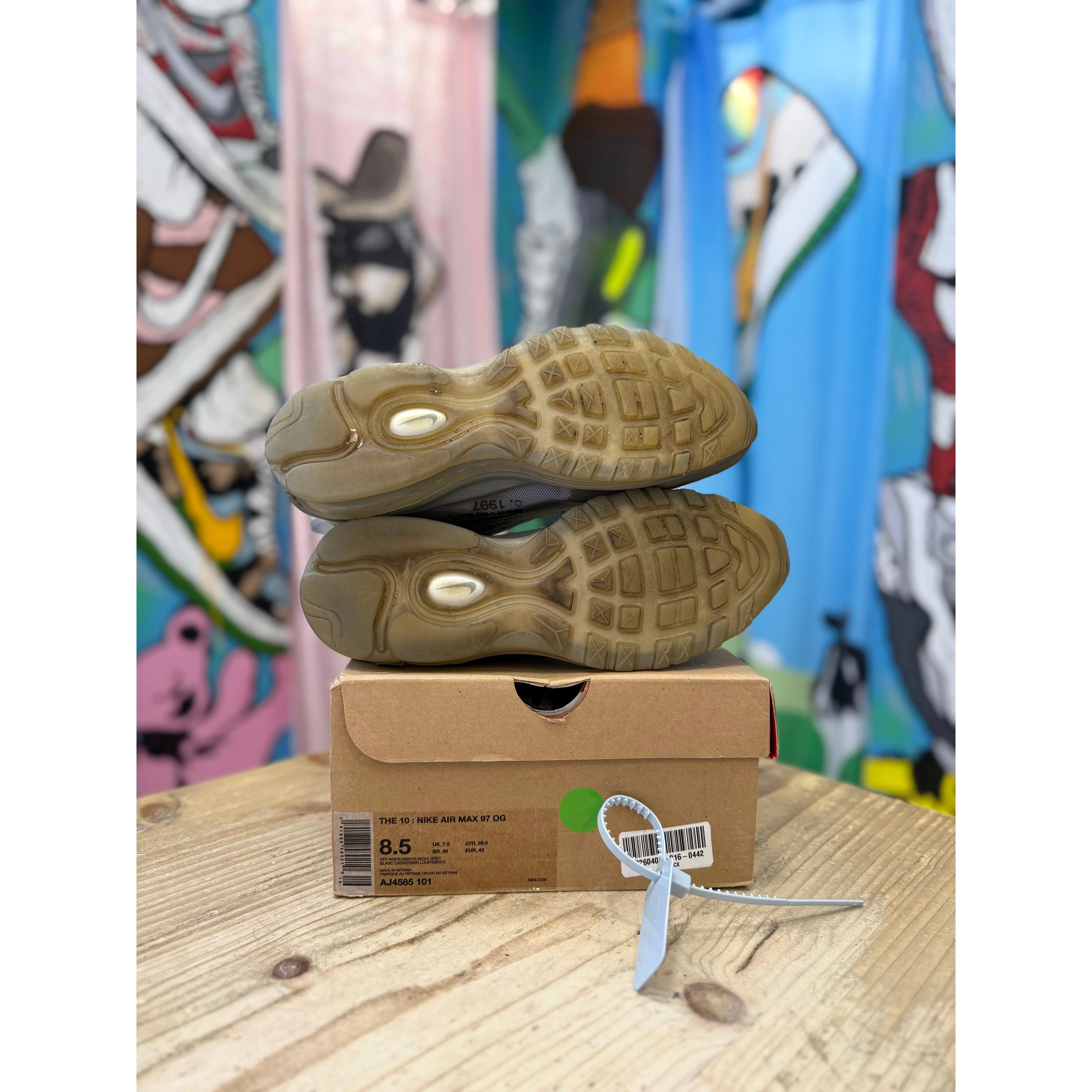 Nike Air Max 97 Off White Menta UK 7.5. - Image 3